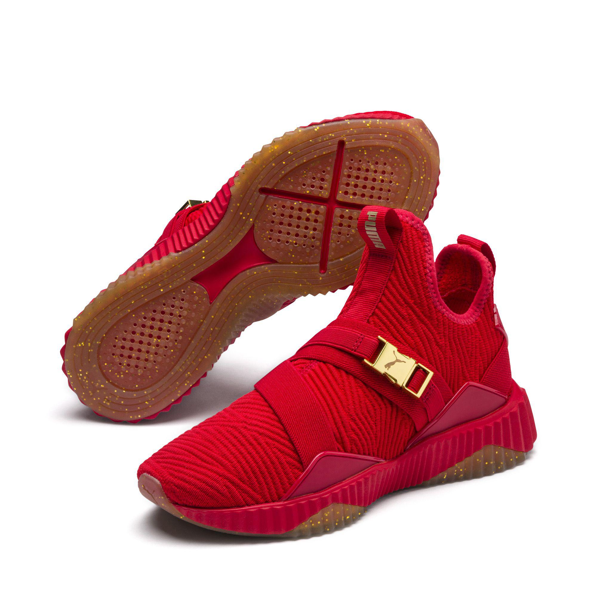 puma shoes women red