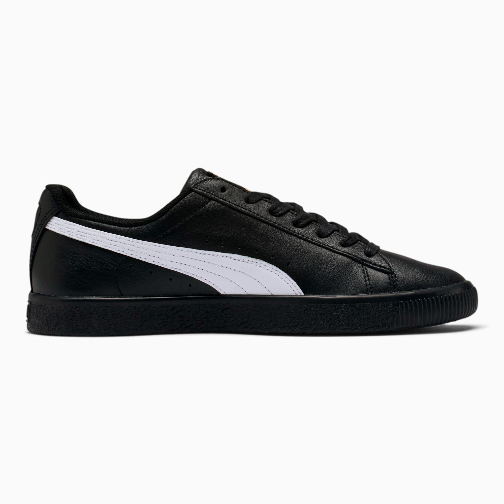 puma clyde mid core foil black