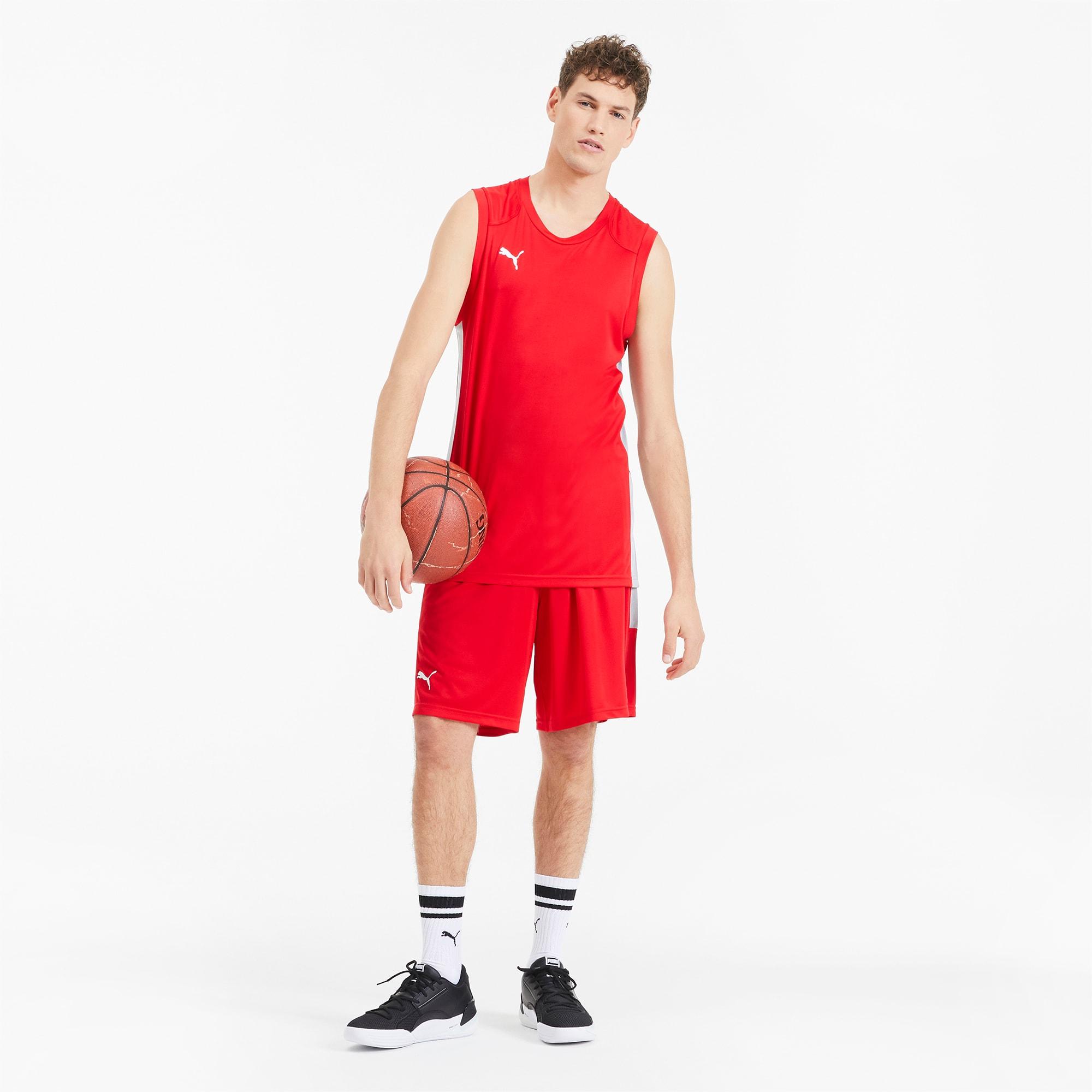 PUMA Basketball Shorts in Rot für Herren - Lyst