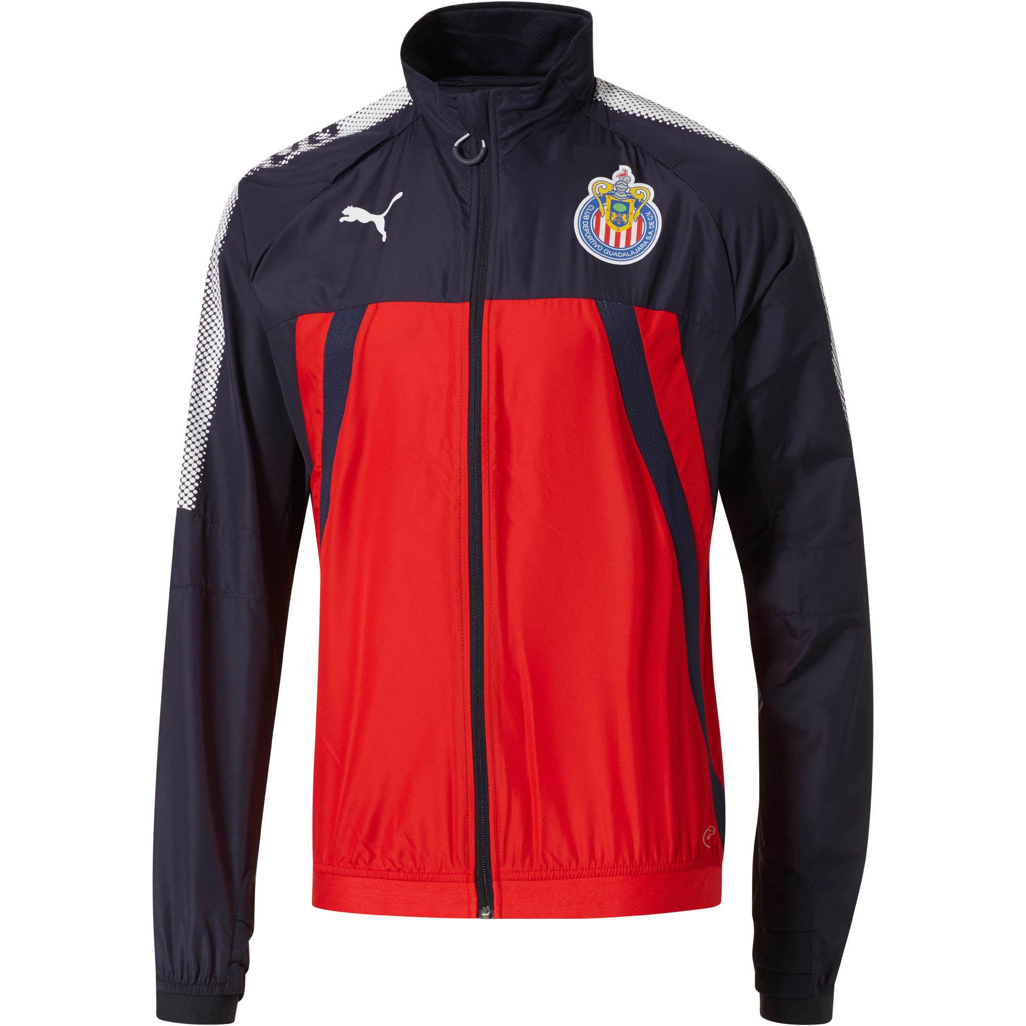 PUMA Synthetic Chivas Stadium Vent Thermo-r Jacket in Red for Men - Lyst