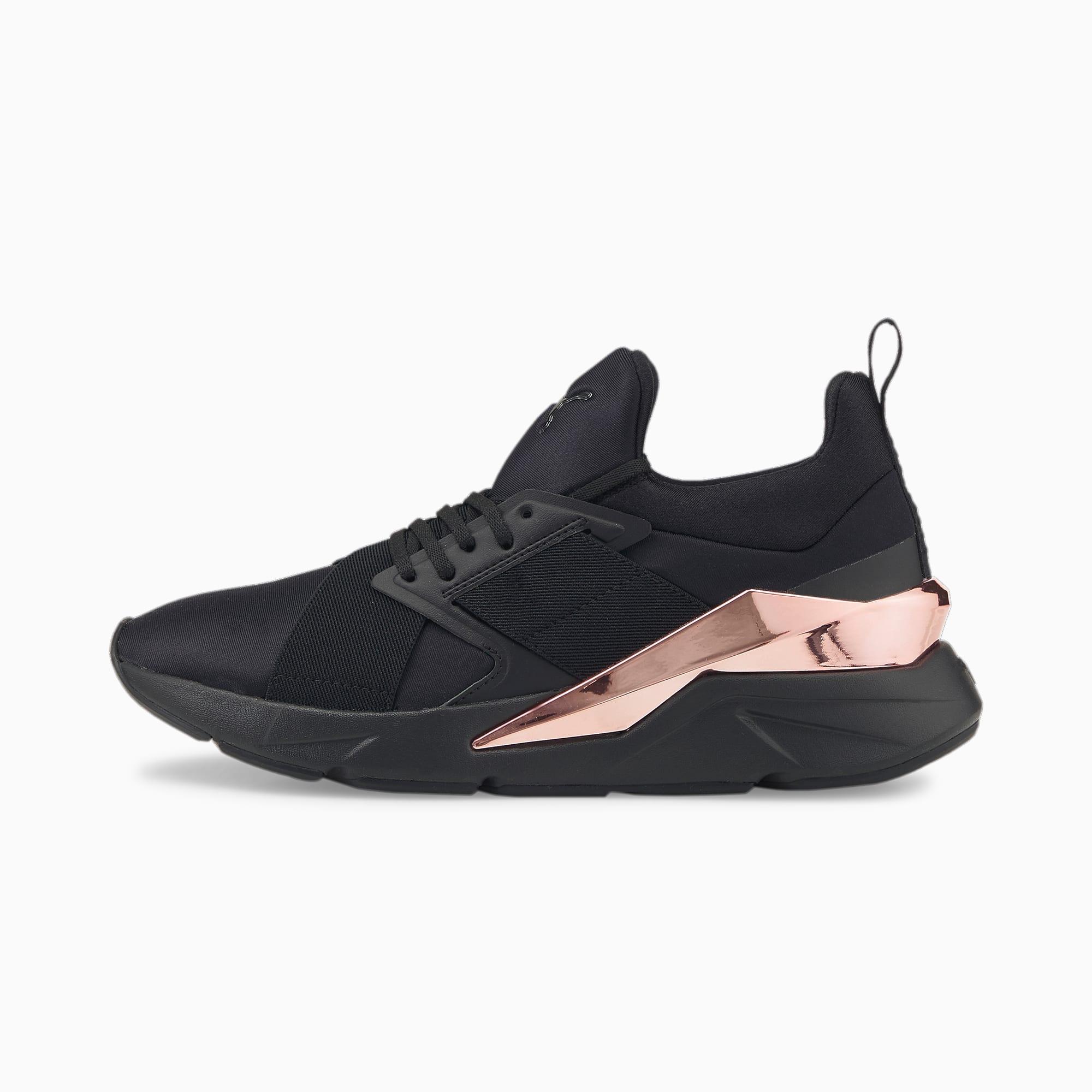 PUMA Muse X5 Metal Trainers in Black Lyst UK