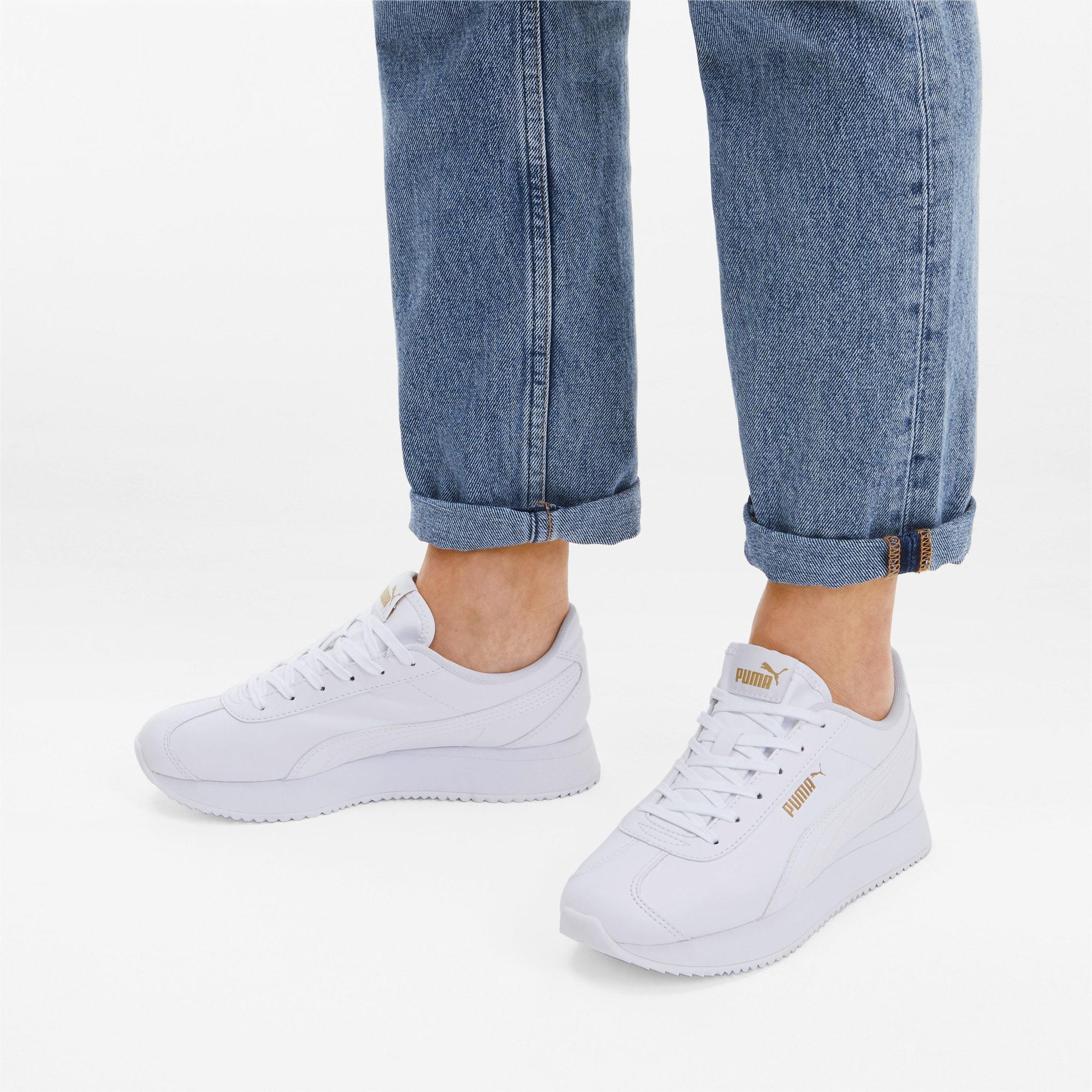 puma stacked sneakers