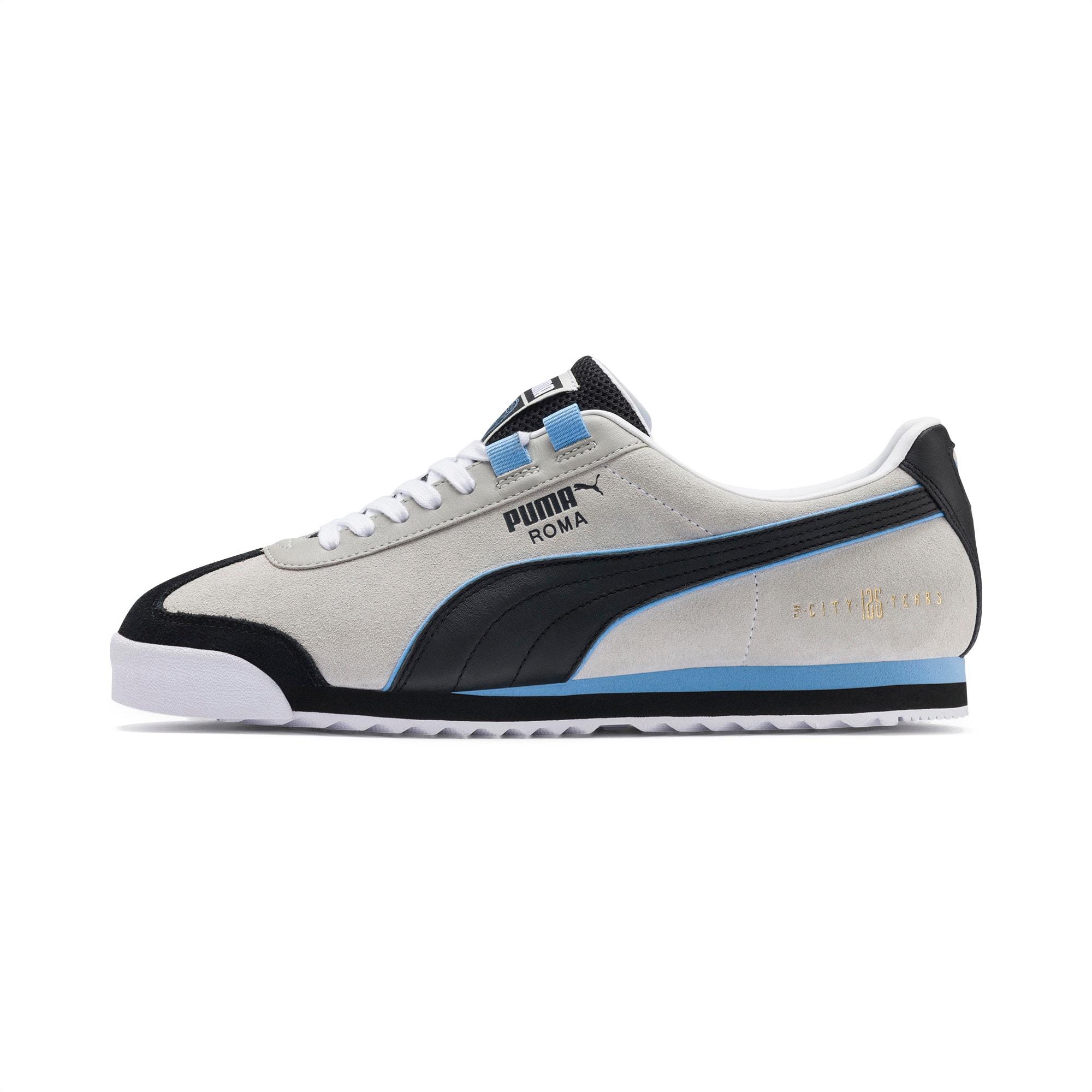 PUMA Rubber Roma Manchester City Sneakers in Blue for Men - Lyst