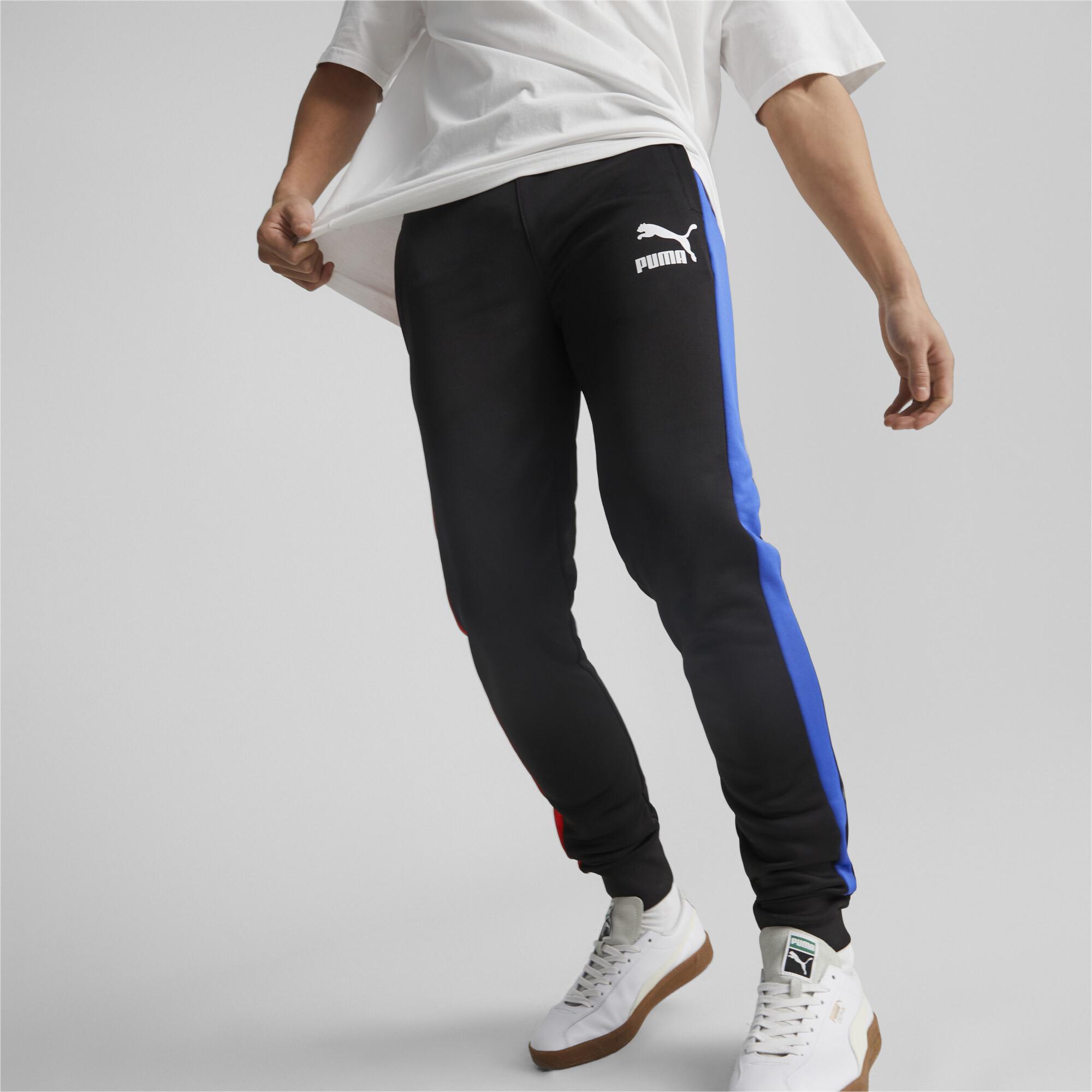PUMA Iconic T7 Track Pants in Black for Men | Lyst