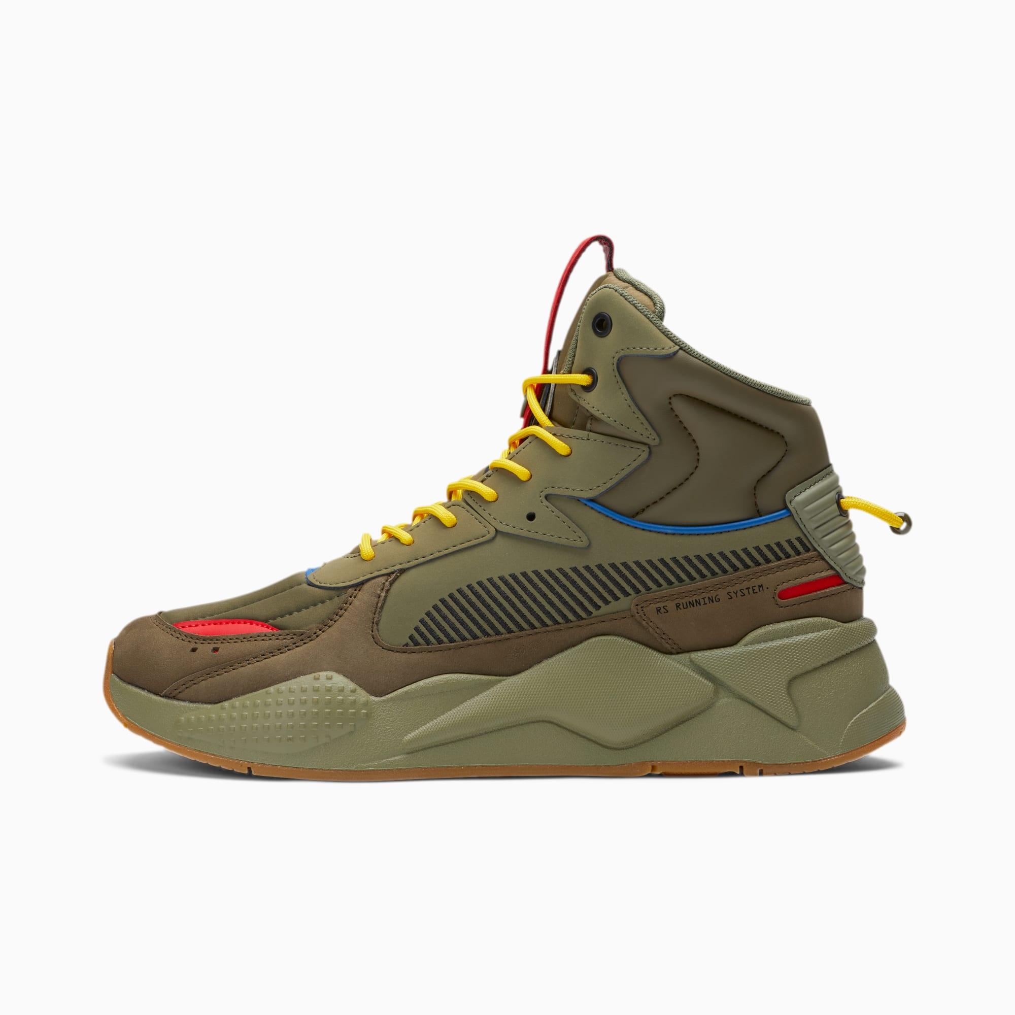 PUMA Rs-x Mid Sneakers in Green for Men | Lyst