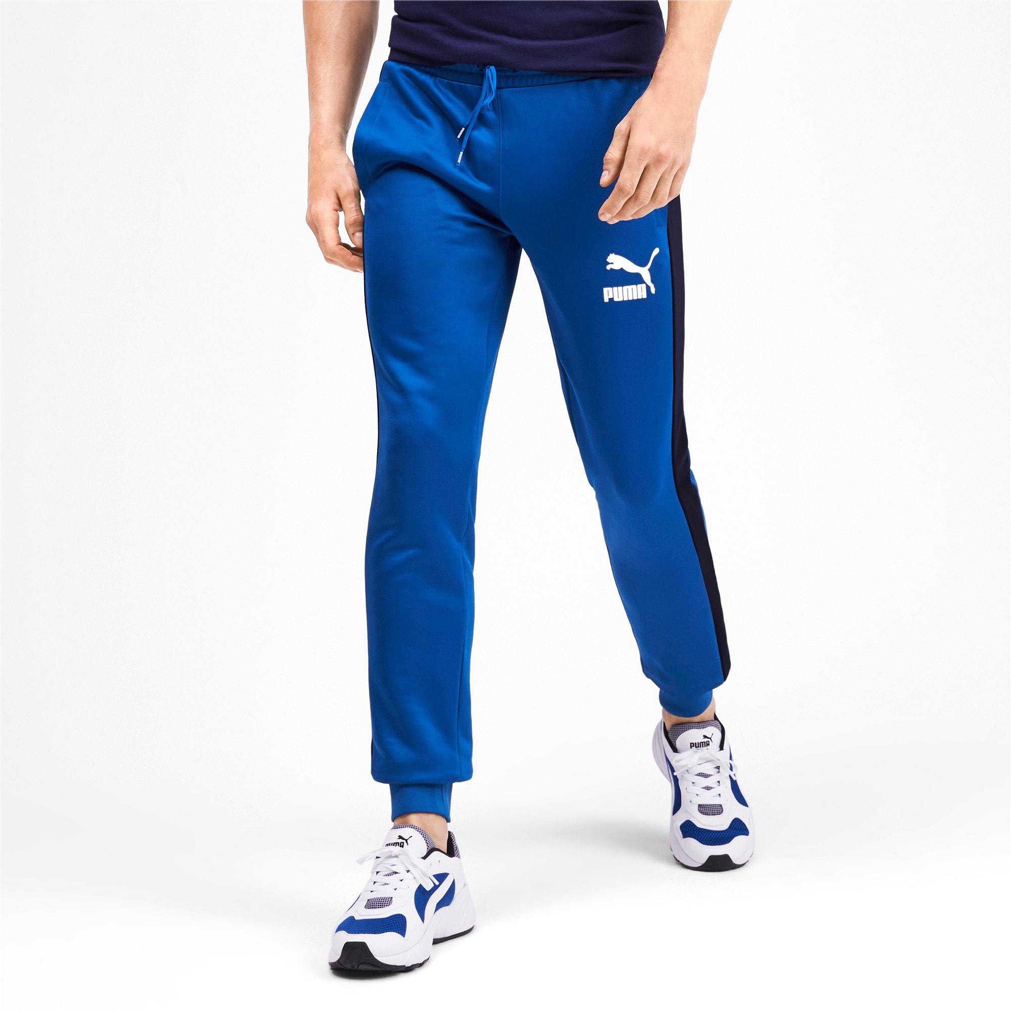 PUMA Synthetic Iconic T7 Men's Track Pants in Blue for Men - Lyst