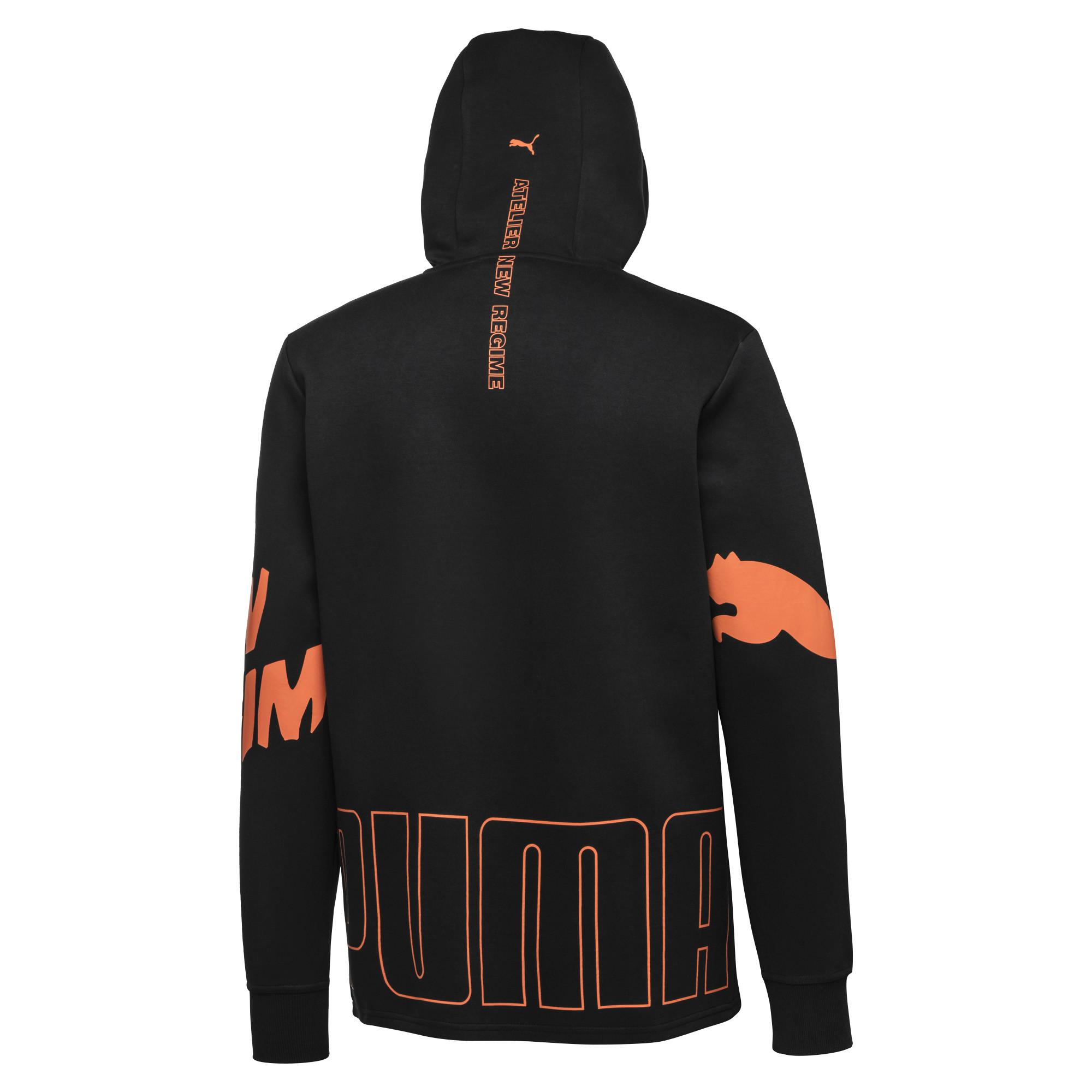 orange puma hoodie