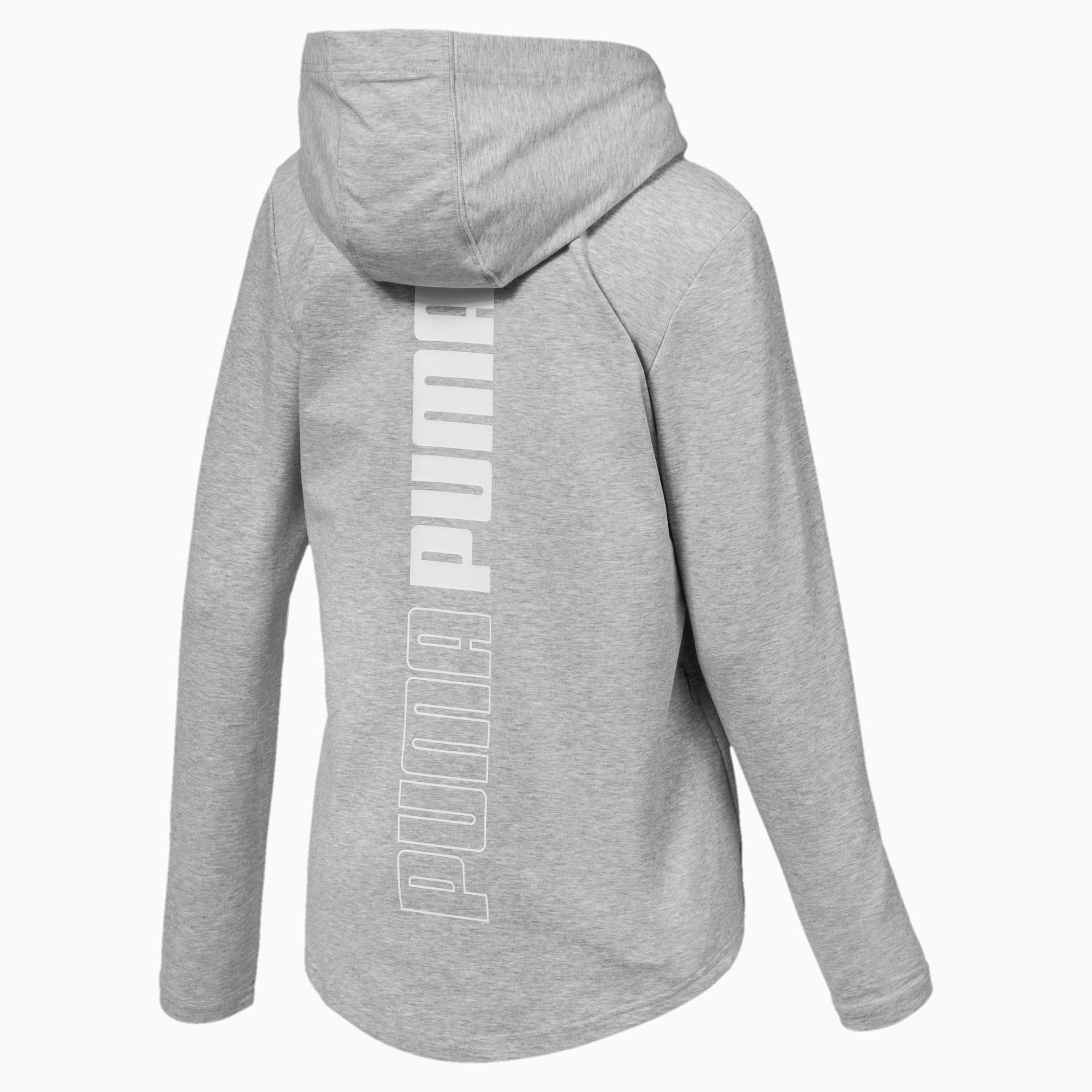 PUMA Cotton Modern Sport Women's Full Zip Hoodie in 04 (Gray) Lyst