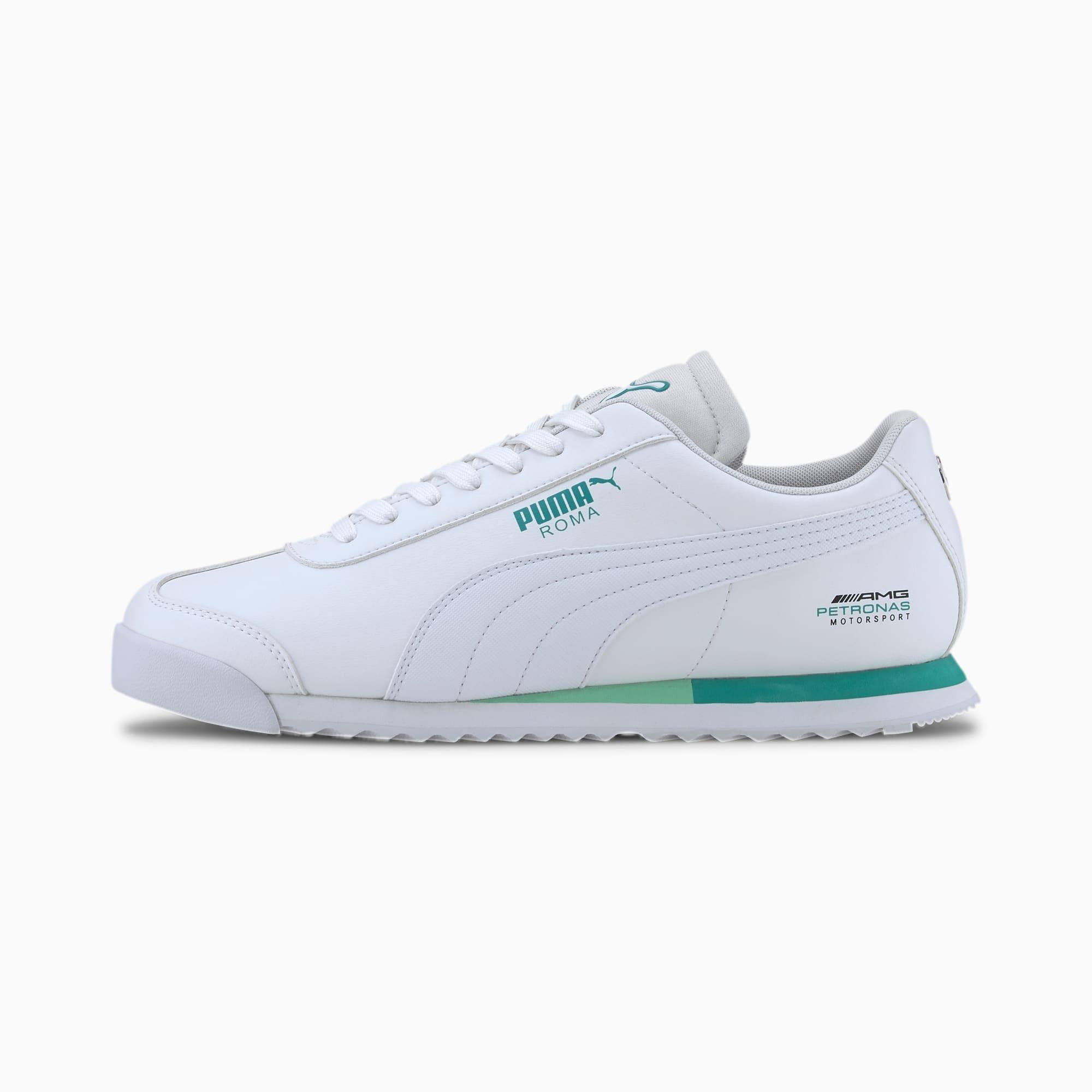 PUMA Synthetic Mercedes Amg Petronas Roma Sneakers in White for Men - Lyst