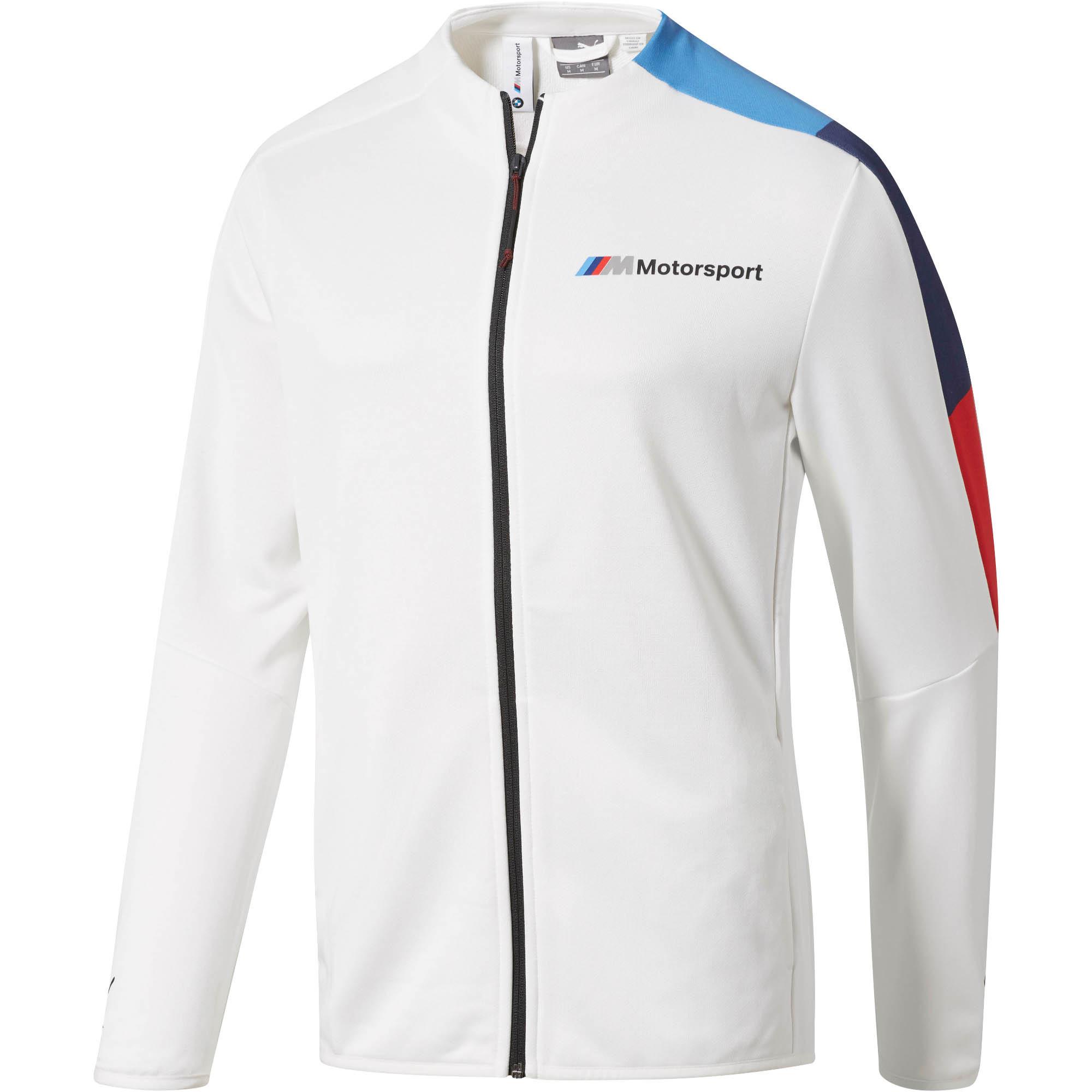 PUMA Bmw M Motorsport Men's T7 Track Jacket in White for Men - Lyst