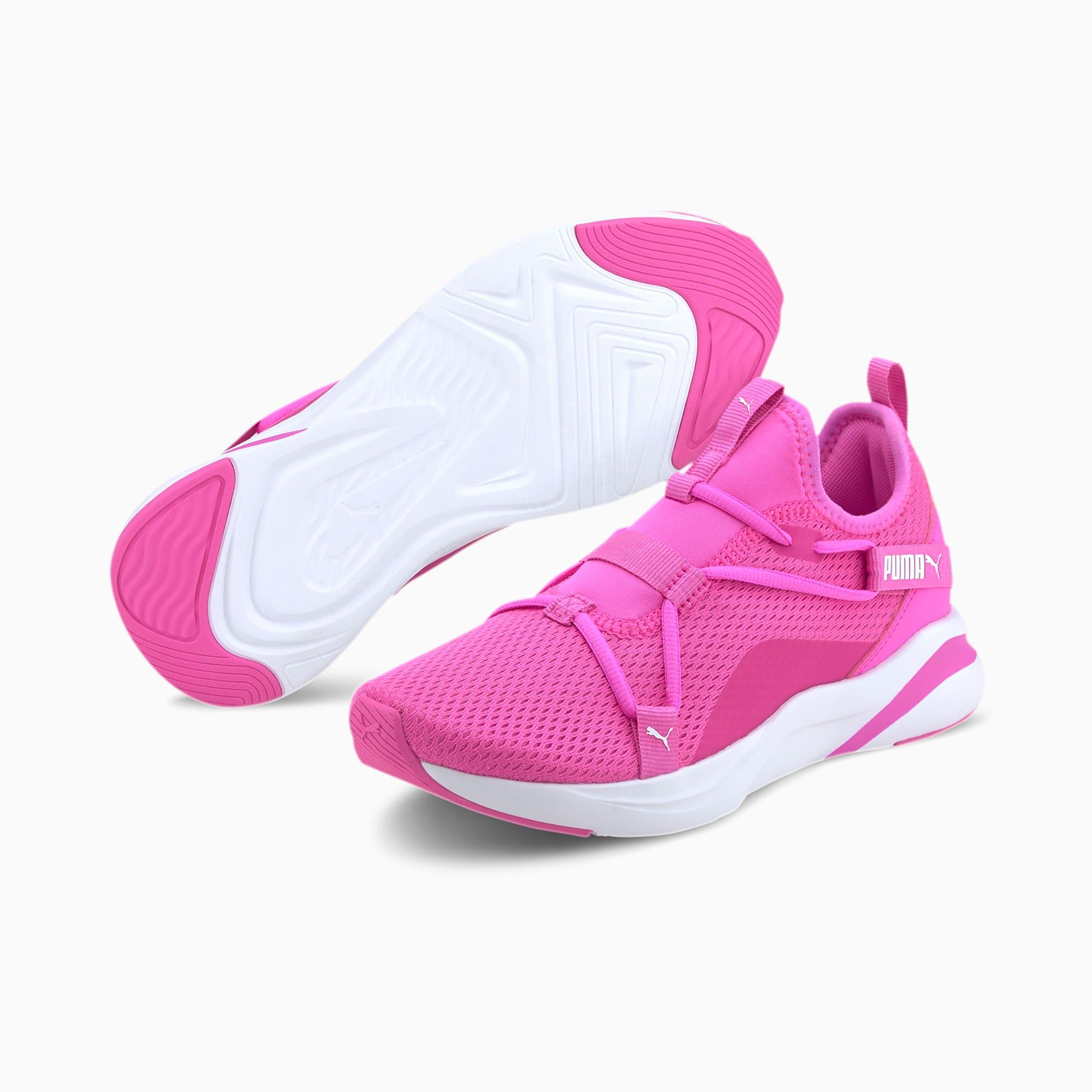 puma slip ons kids pink