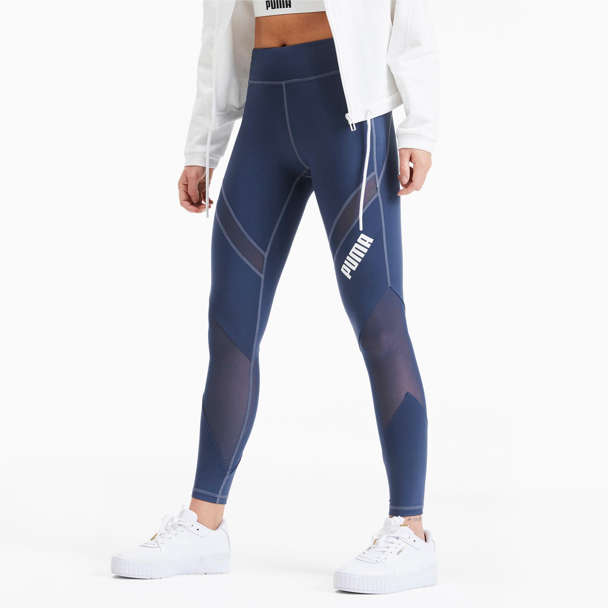 PUMA X PAMELA REIF Mid Waist Training Leggings in Blau | Lyst AT