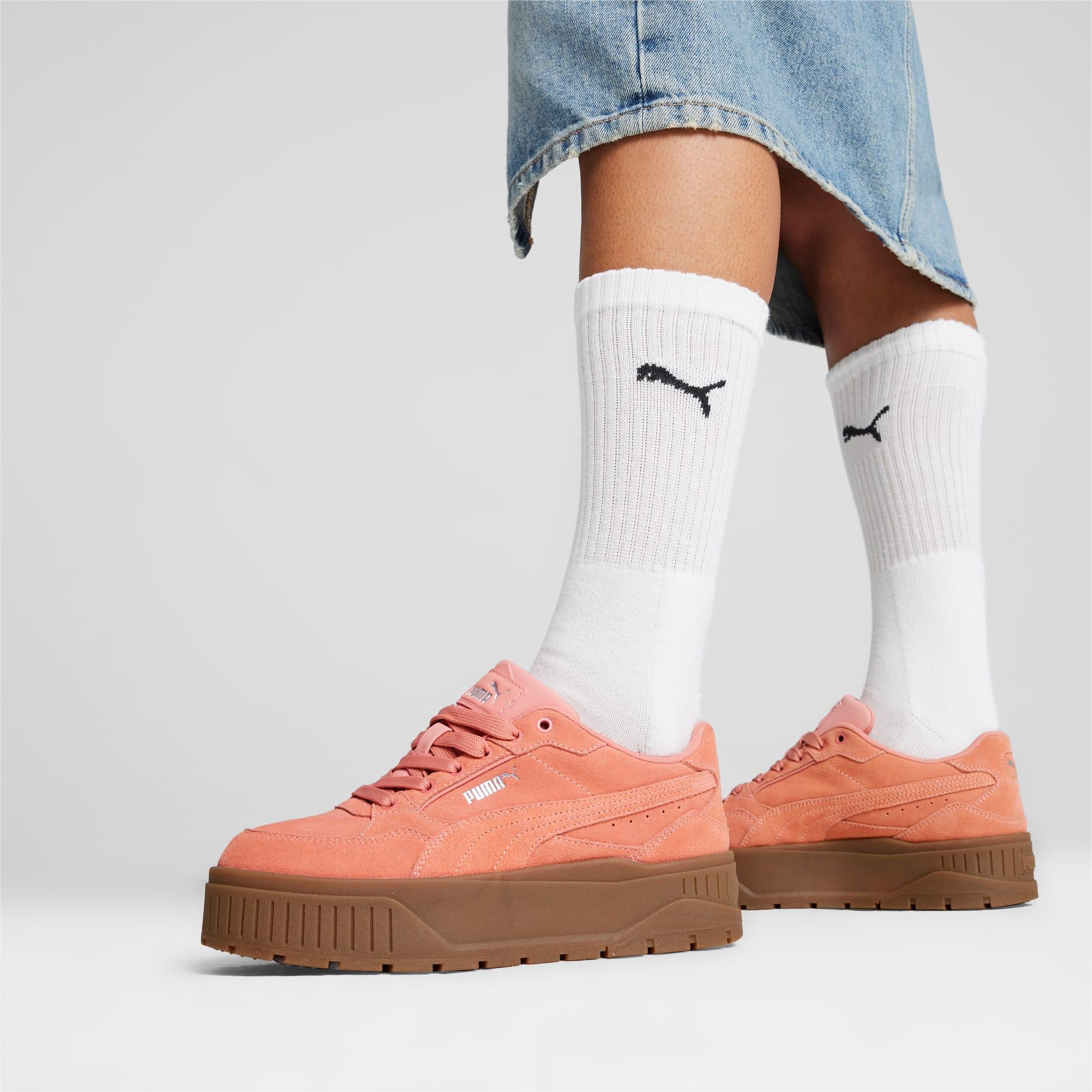 PUMA Karmen Ii Idol Suede Sneakers in Brown Lyst UK