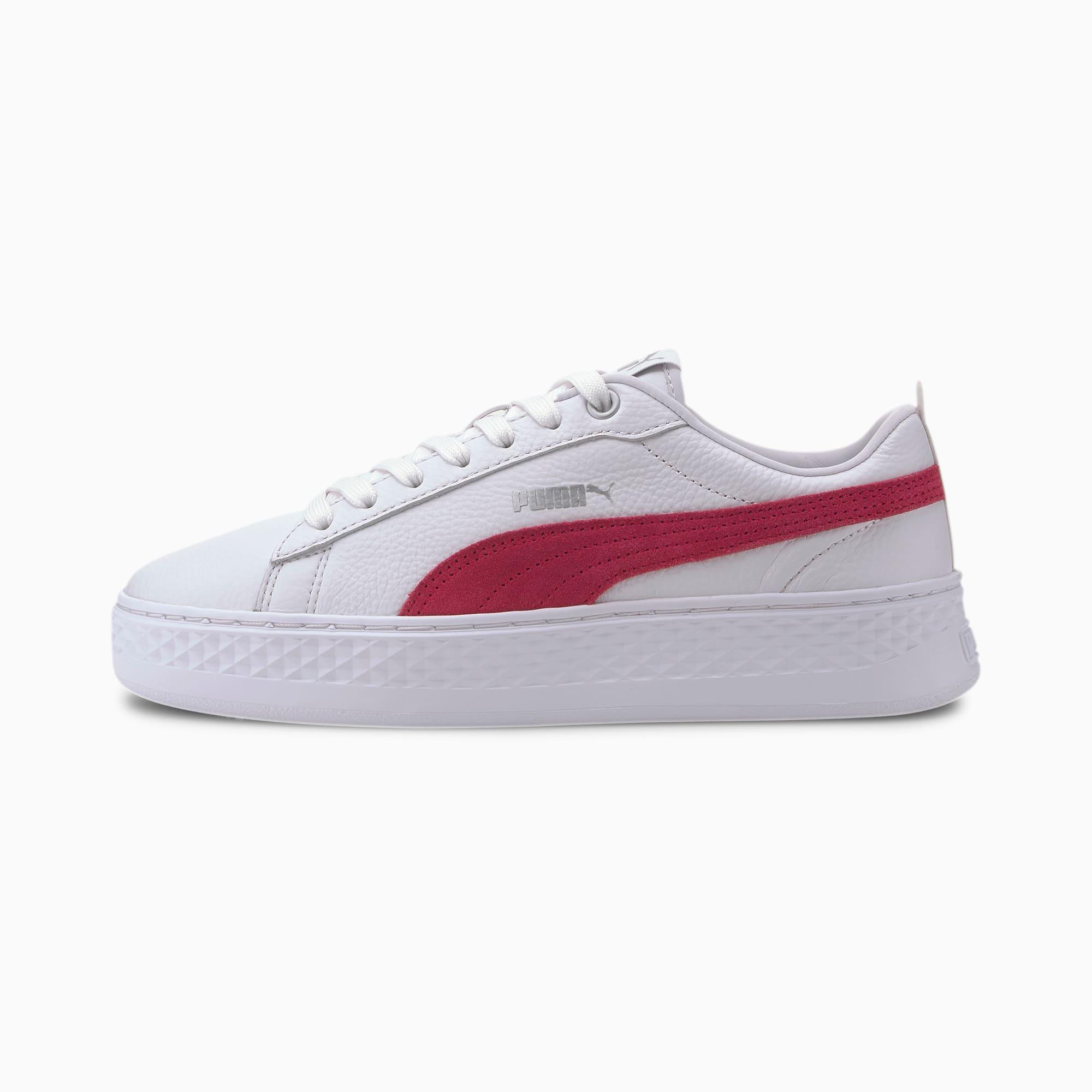 puma smash platform leather women's sneakers