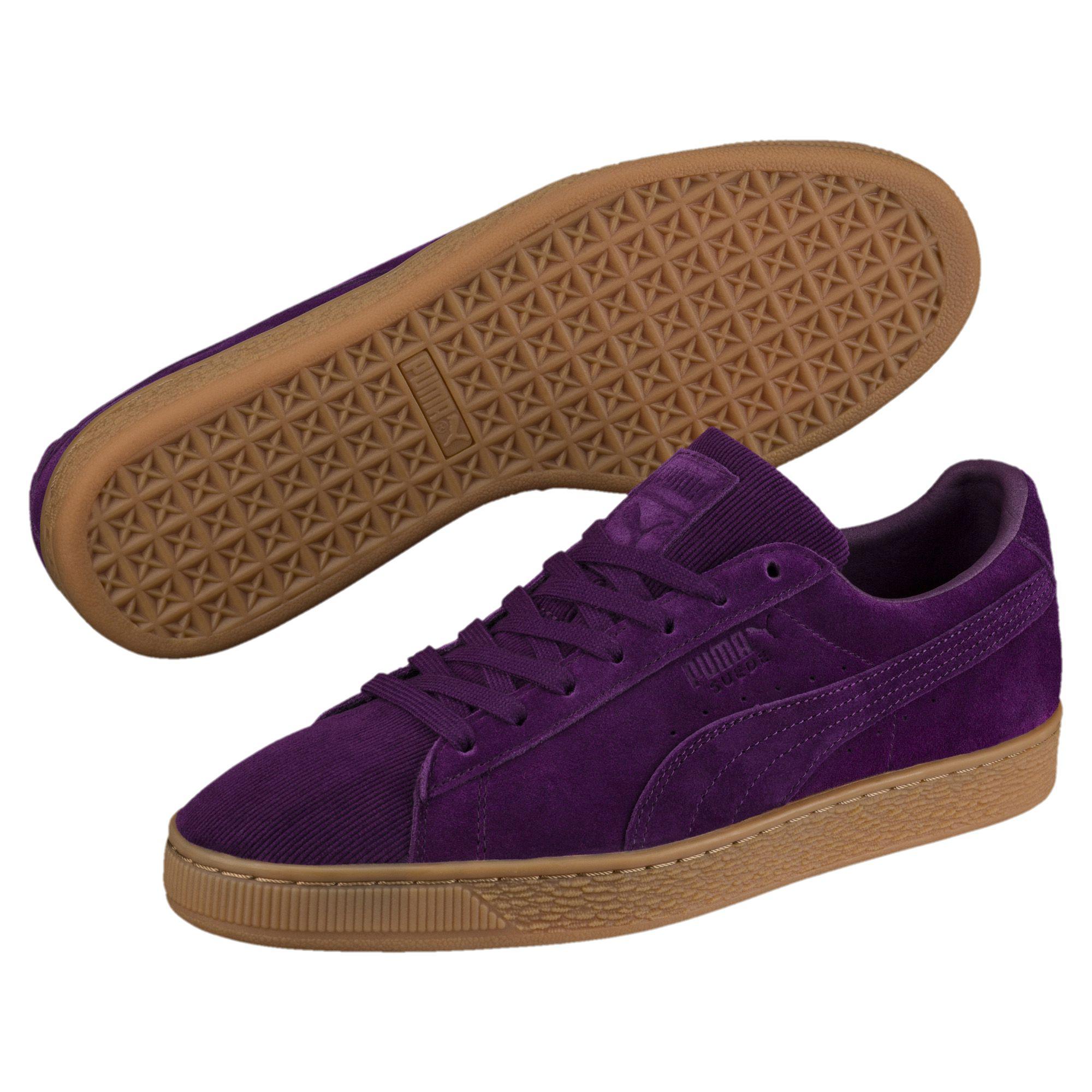 PUMA Suede Classic Pincord Sneakers in Purple for Men - Lyst