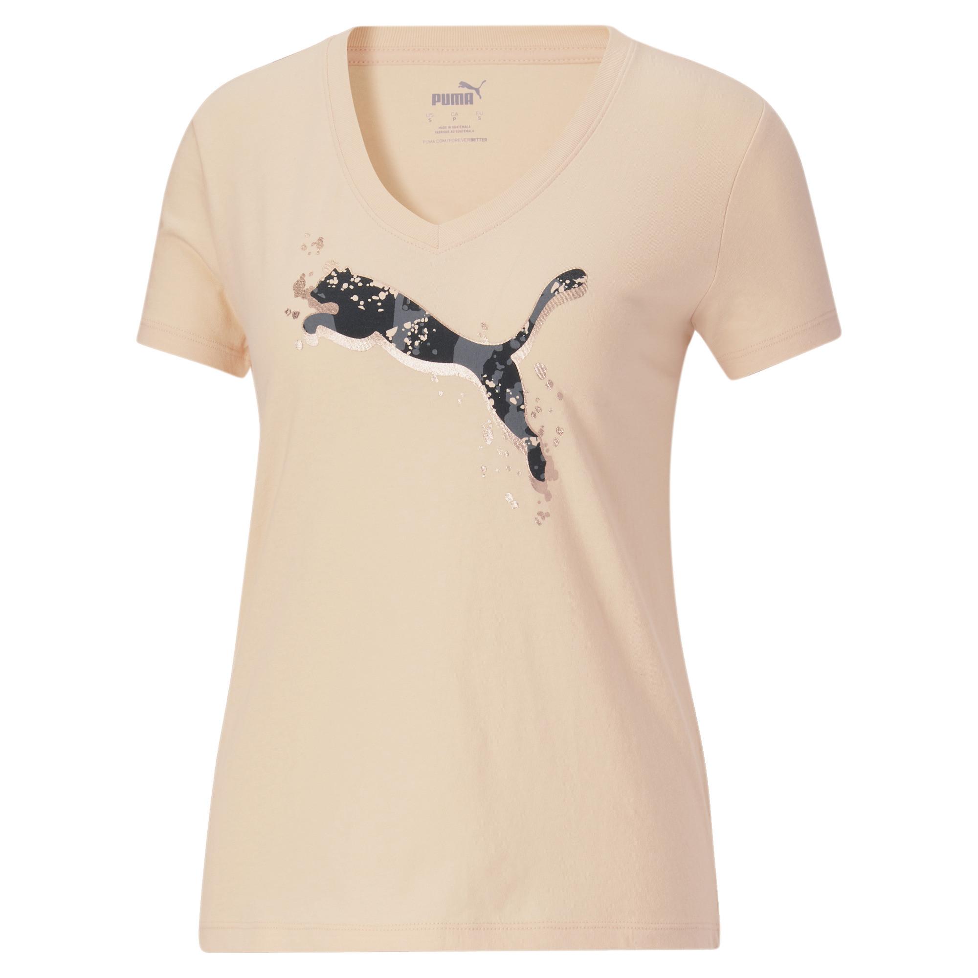 peach puma shirt