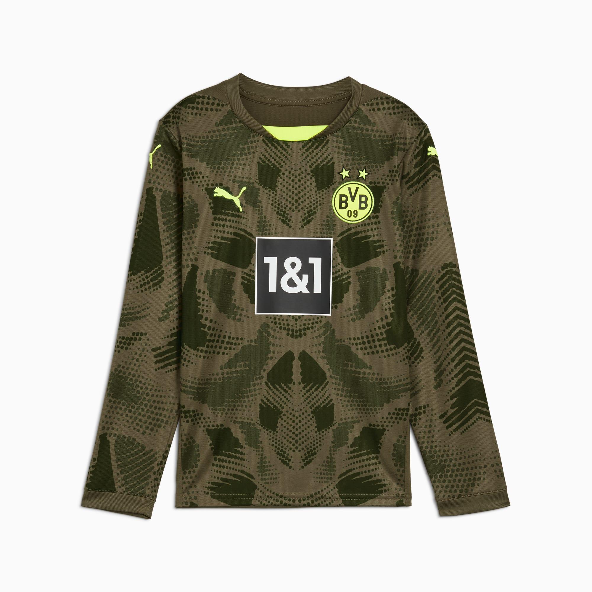 PUMA Borussia Dortmund Goalkeeper Long Sleeve Jersey in Green Lyst UK