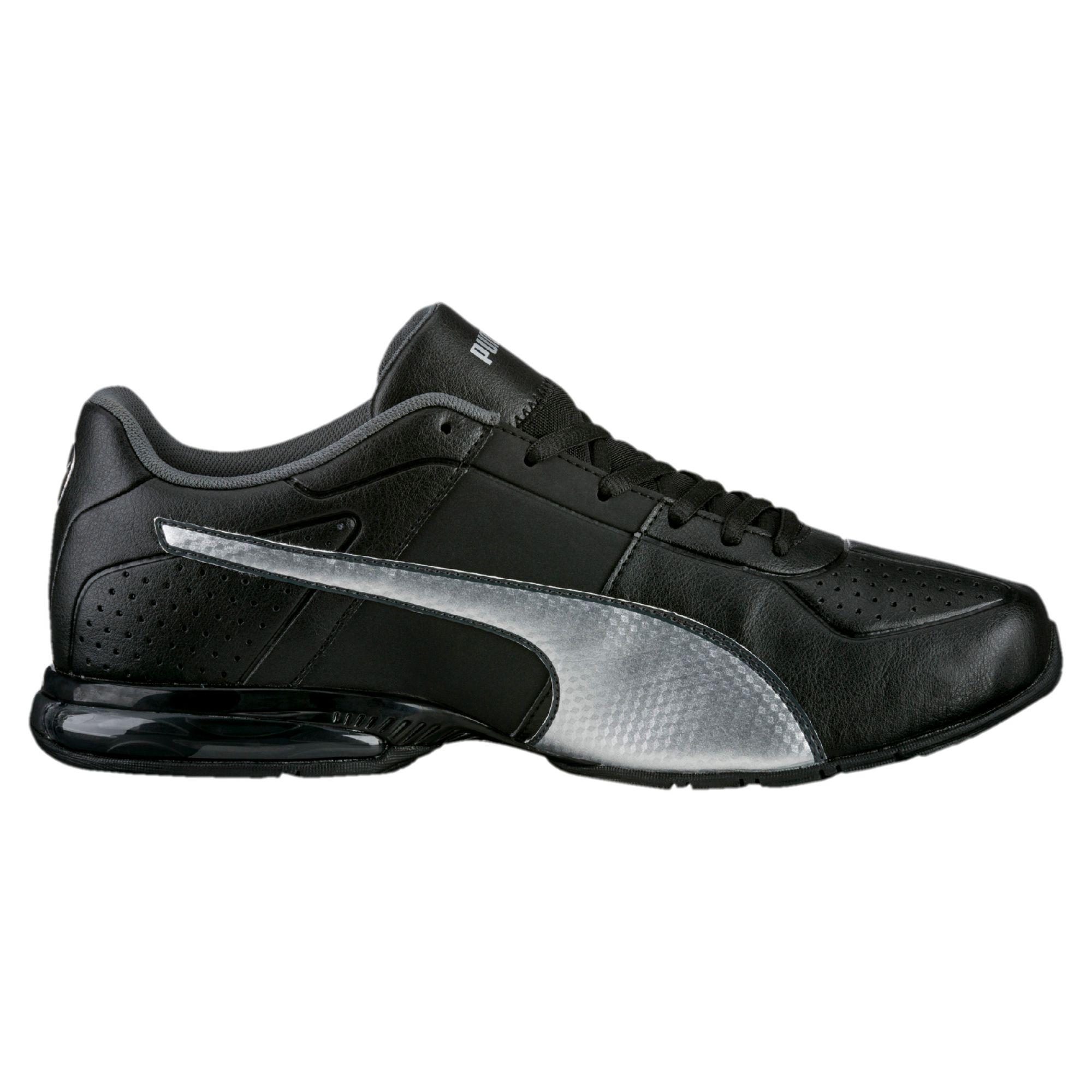 PUMA Leather Cell Surin 2 Fm Men's Running Shoes in 02 (Black) for Men ...
