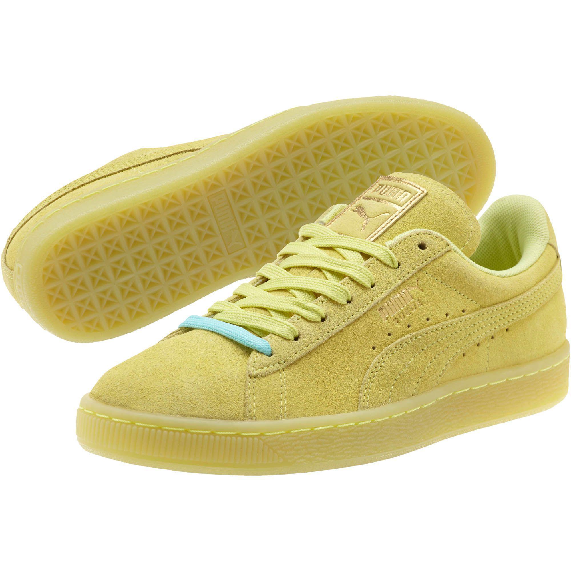 PUMA Suede Classic Iced Women's Sneakers in Yellow - Lyst