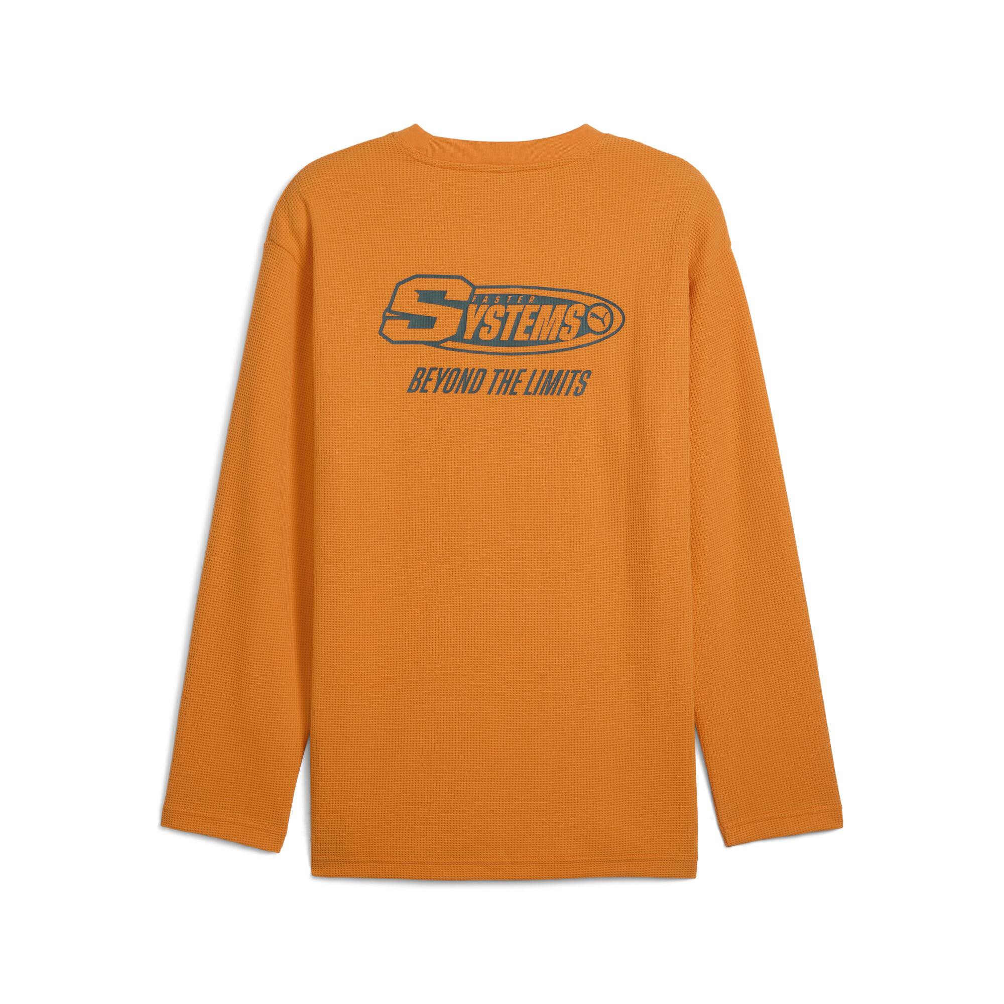 PUMA Future..Archive Long Sleeve T-Shirt in Orange | Lyst