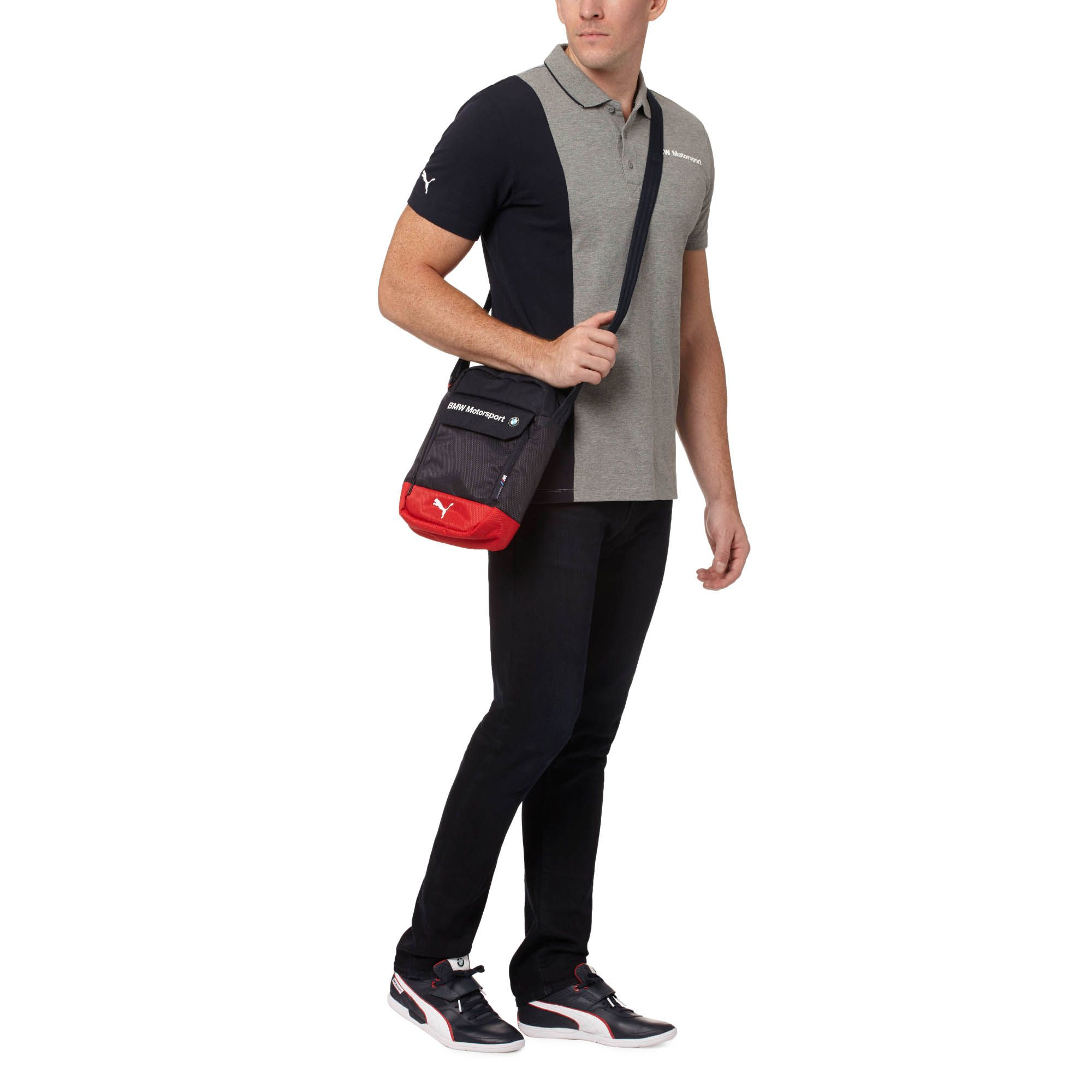 puma bmw handbag red