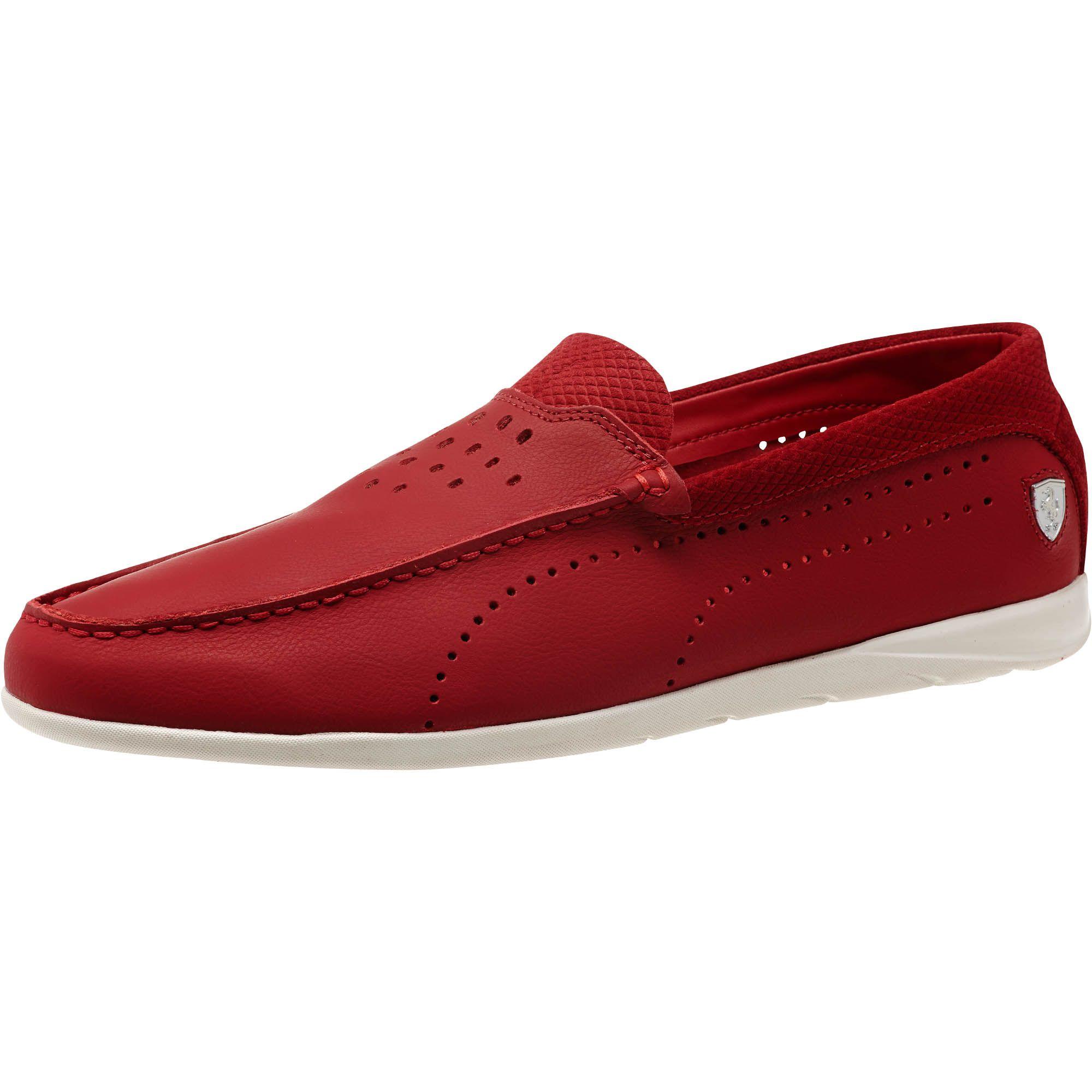 PUMA Leather Ferrari Guida Moccasin Men's Slip-on Shoes for Men | Lyst