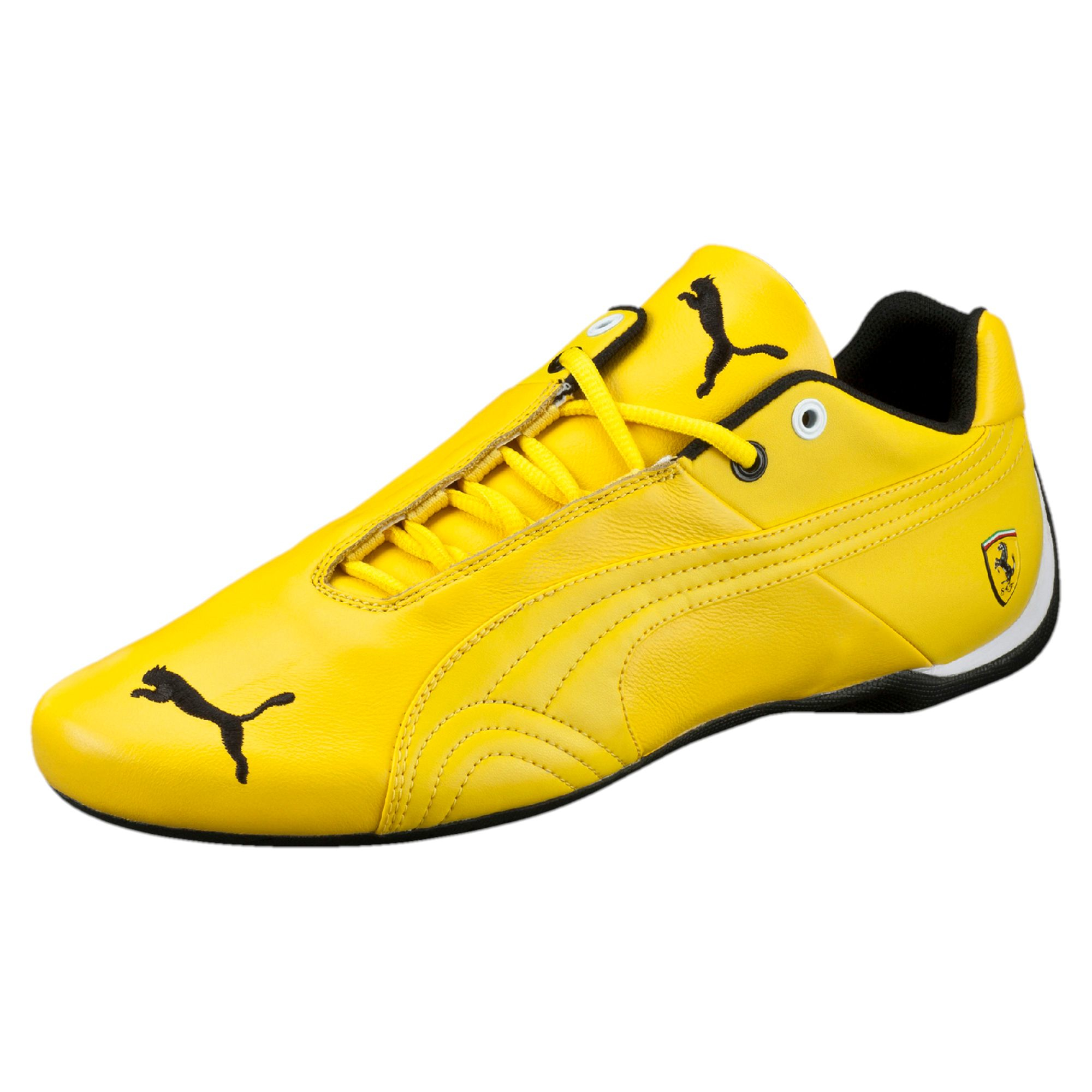 Lyst - Puma Ferrari Future Cat Leather Men's Shoes in Yellow for Men