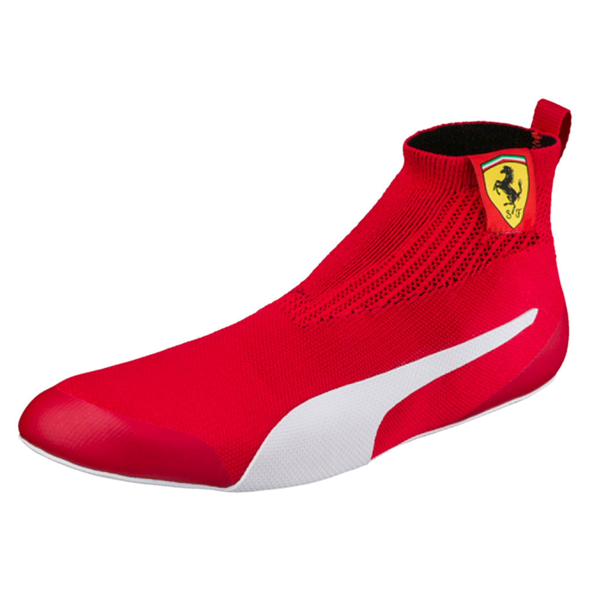 red pumas with bow