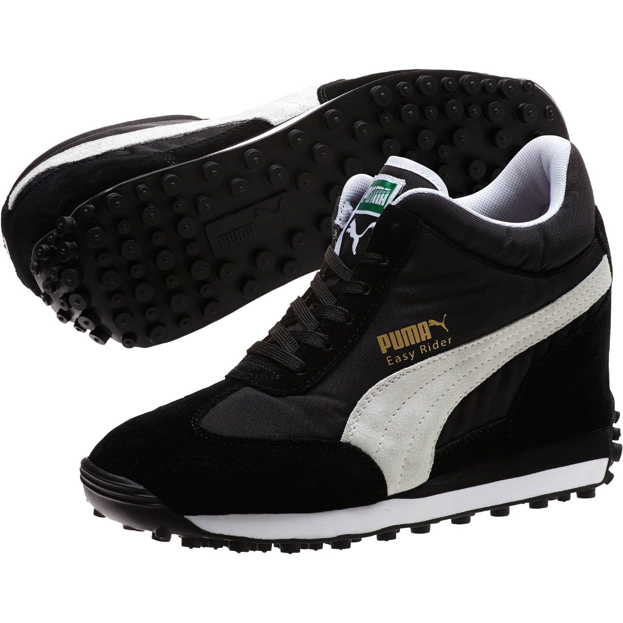 PUMA Synthetic Easy Rider Wedge Lo Women's Wedge Sneakers ...