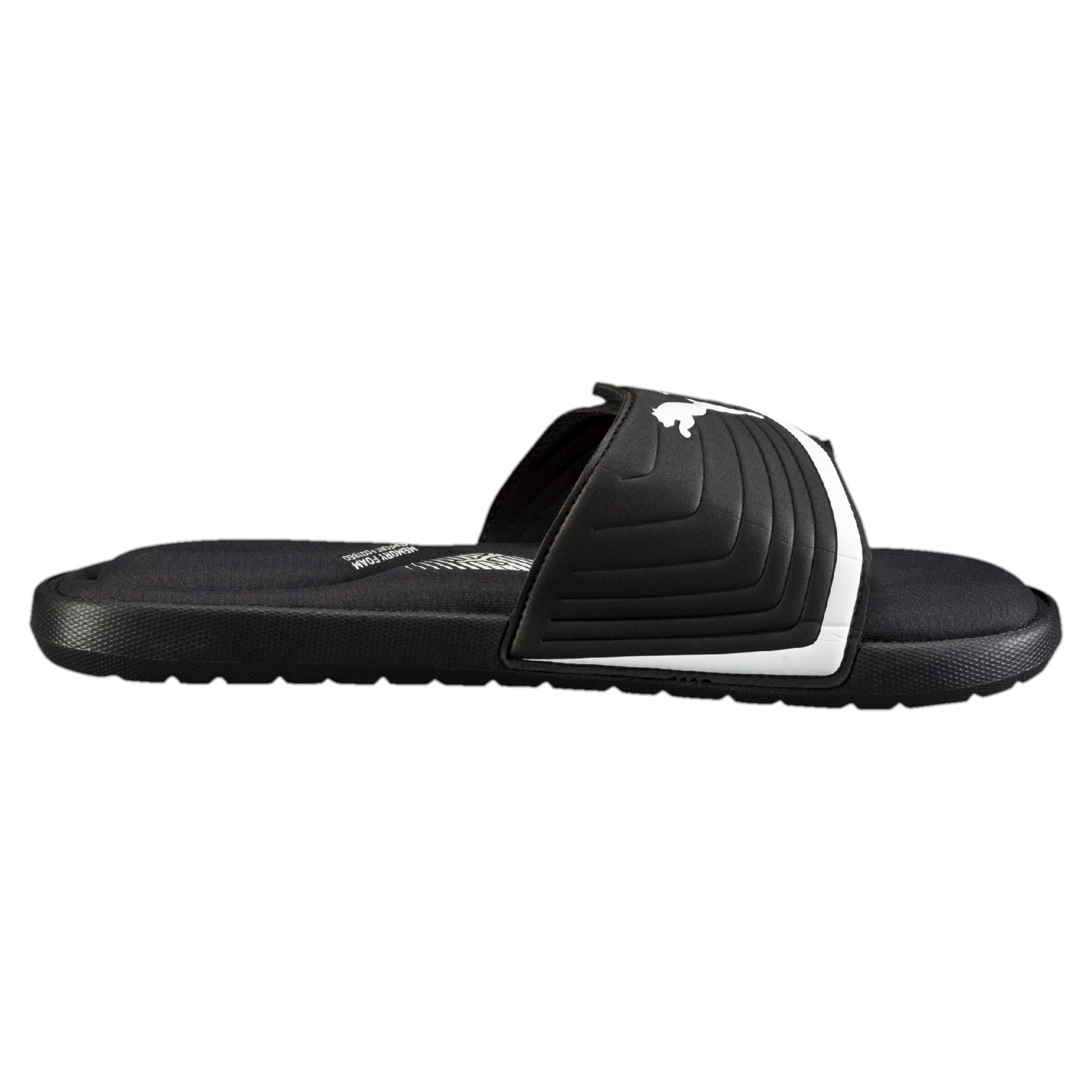 PUMA Synthetic Starcat Memory Foam Men's Sandals in Black-White (Black) for  Men - Lyst