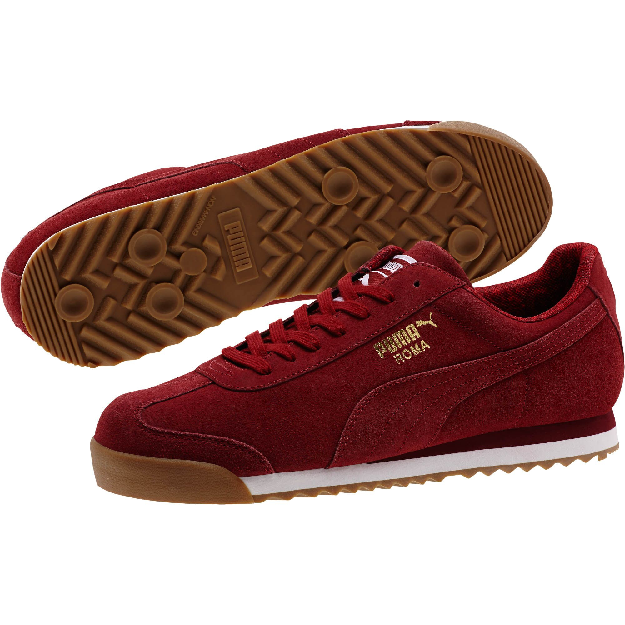 PUMA Roma Suede Paisley Men's Sneakers in Red for Men - Lyst