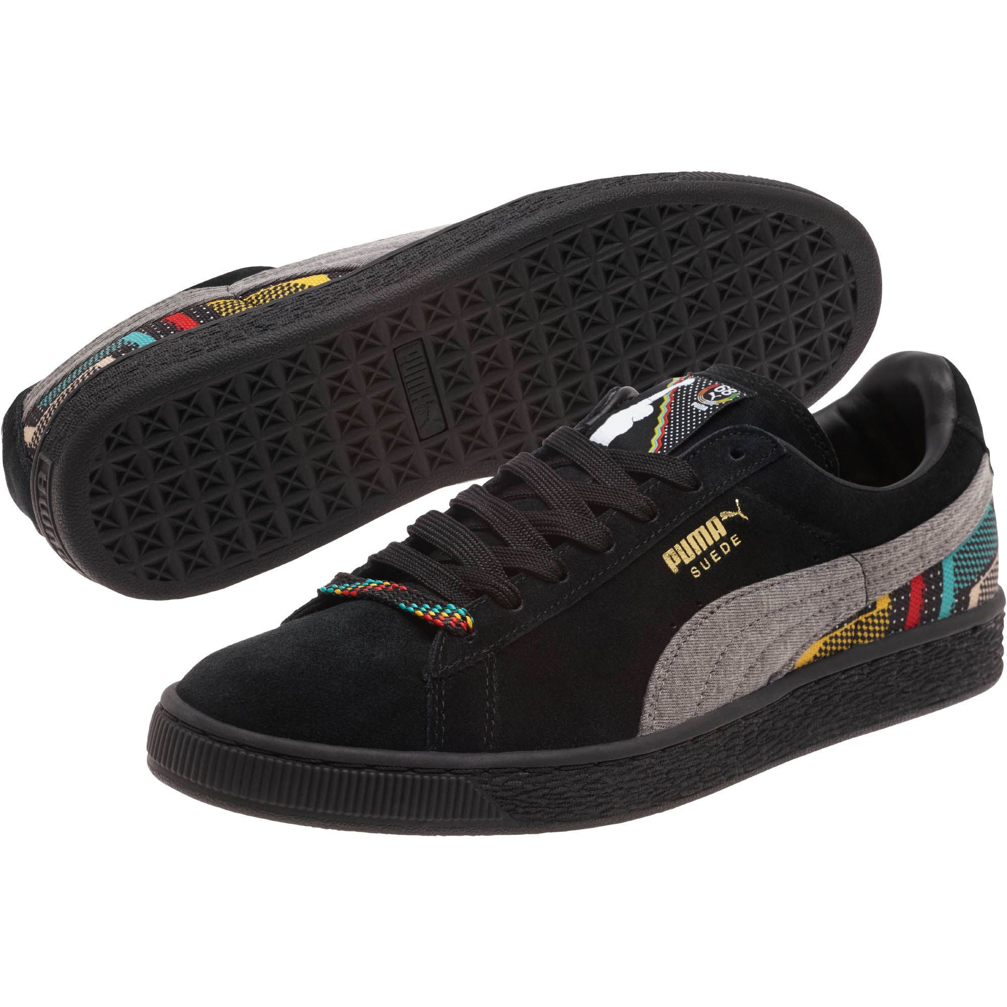 PUMA Black History Month Suede Jersey Men's Sneakers for Men - Lyst