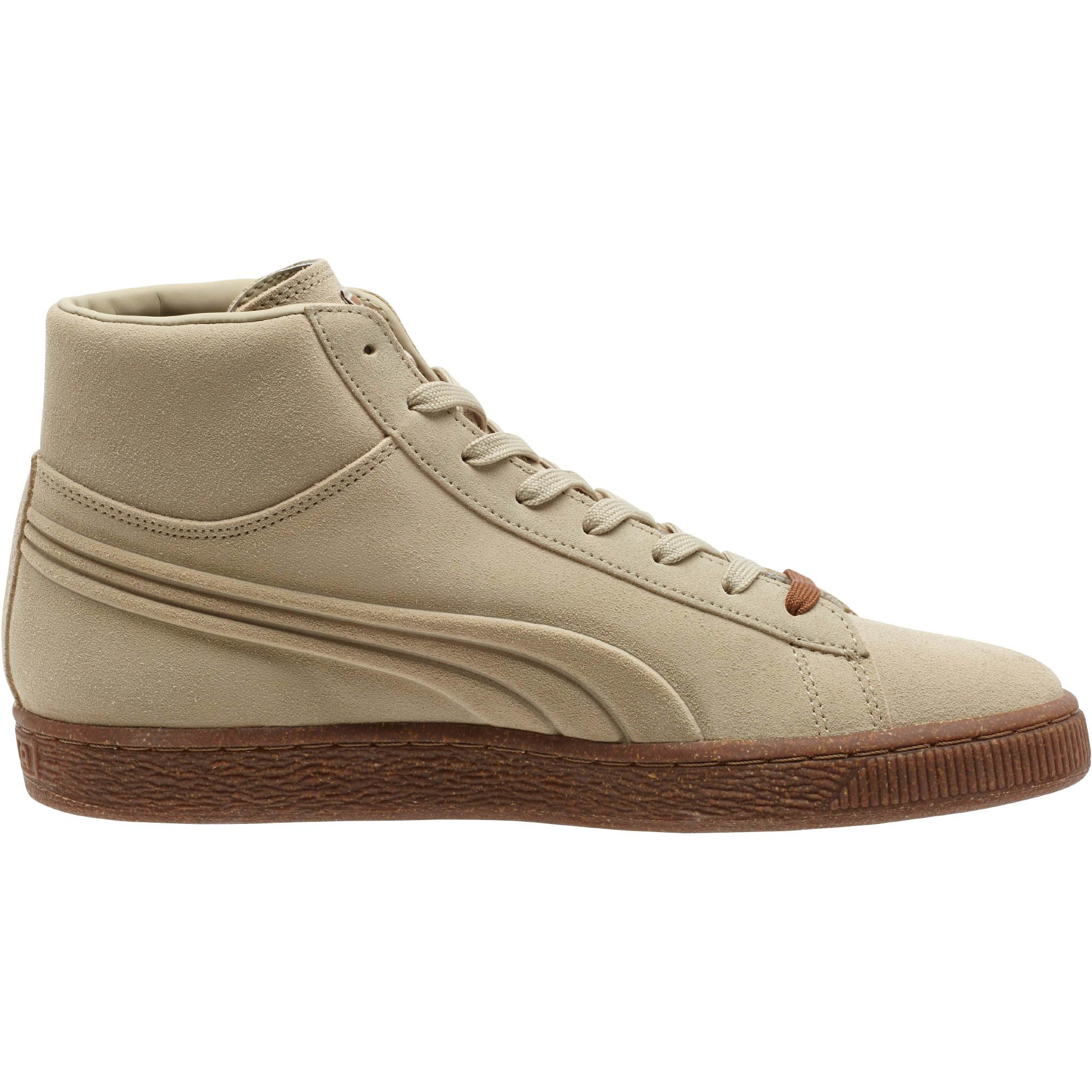 puma tan high tops