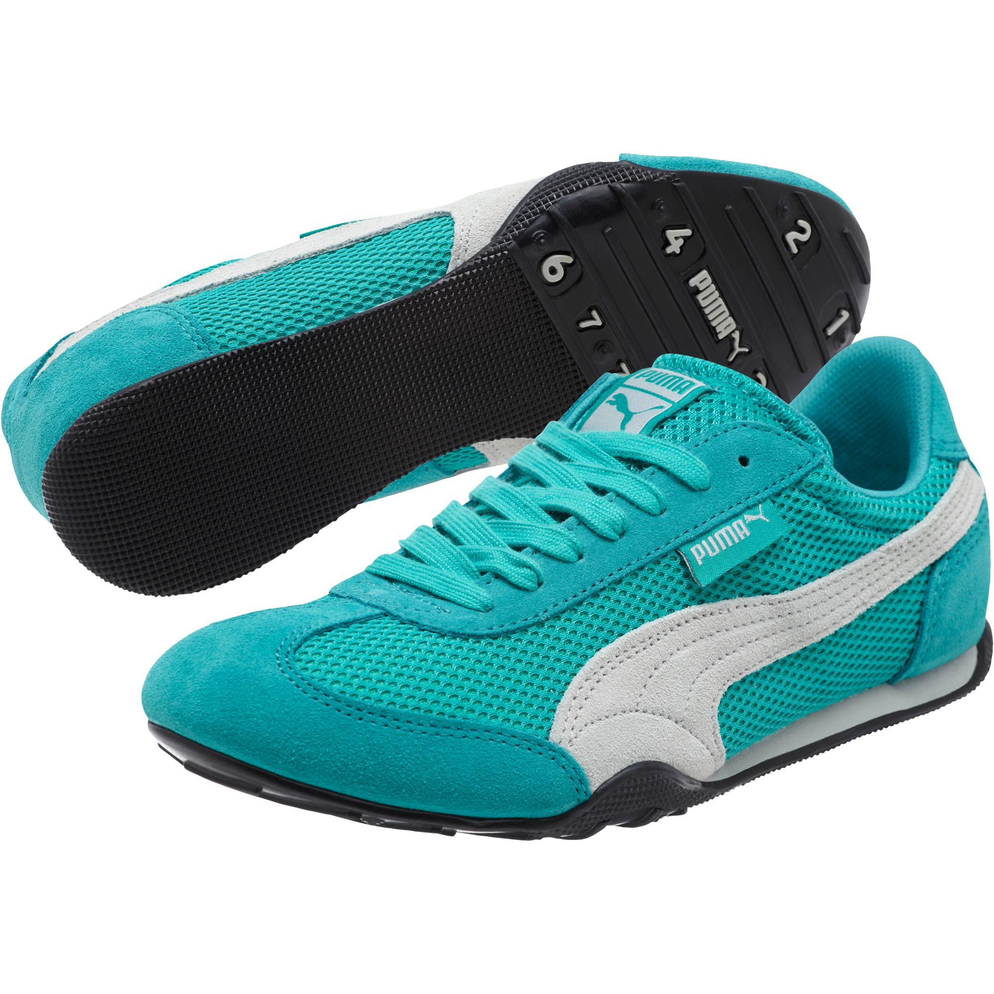 PUMA Lace 76 Runner Mesh Women's Sneakers in Blue | Lyst