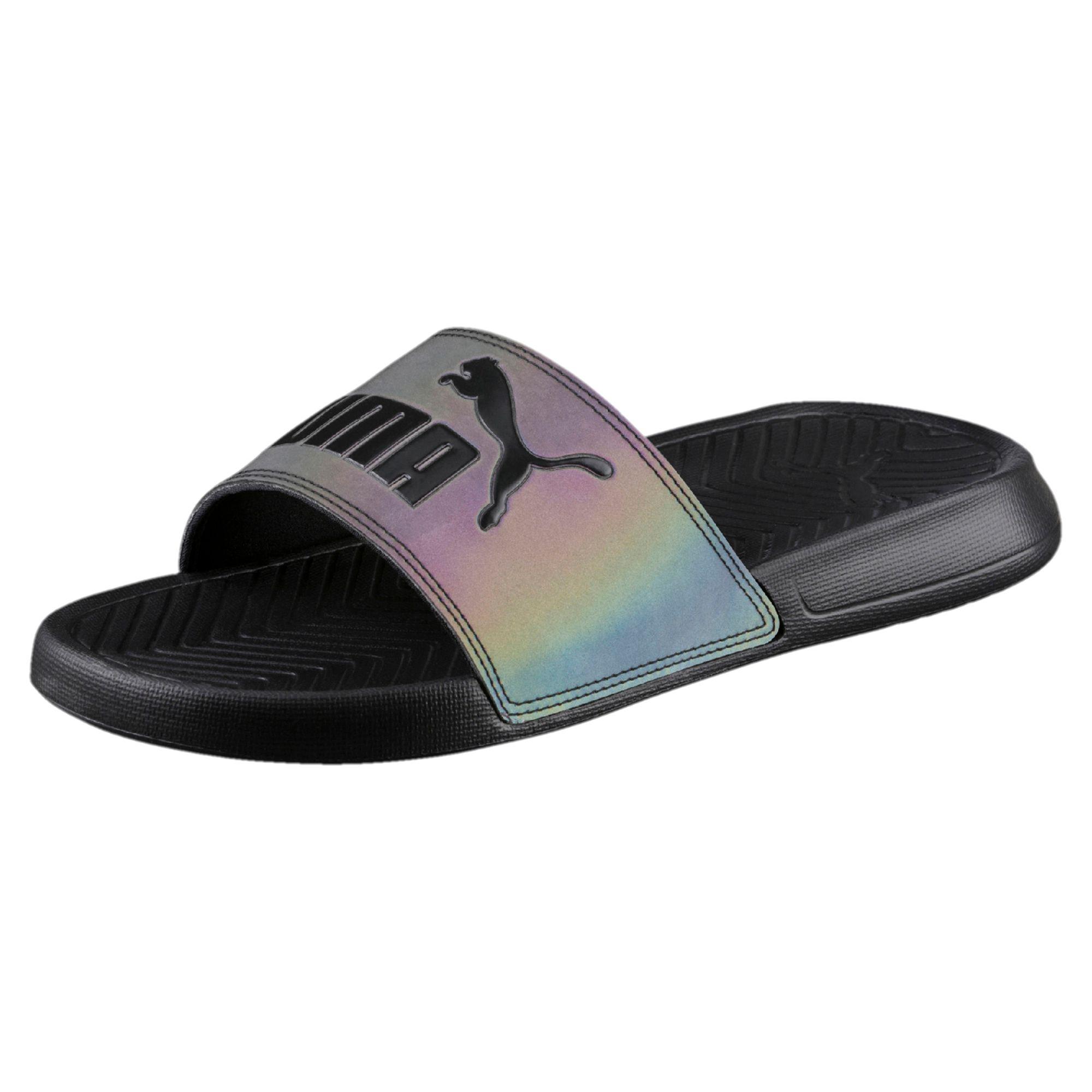 puma popcat swan slides