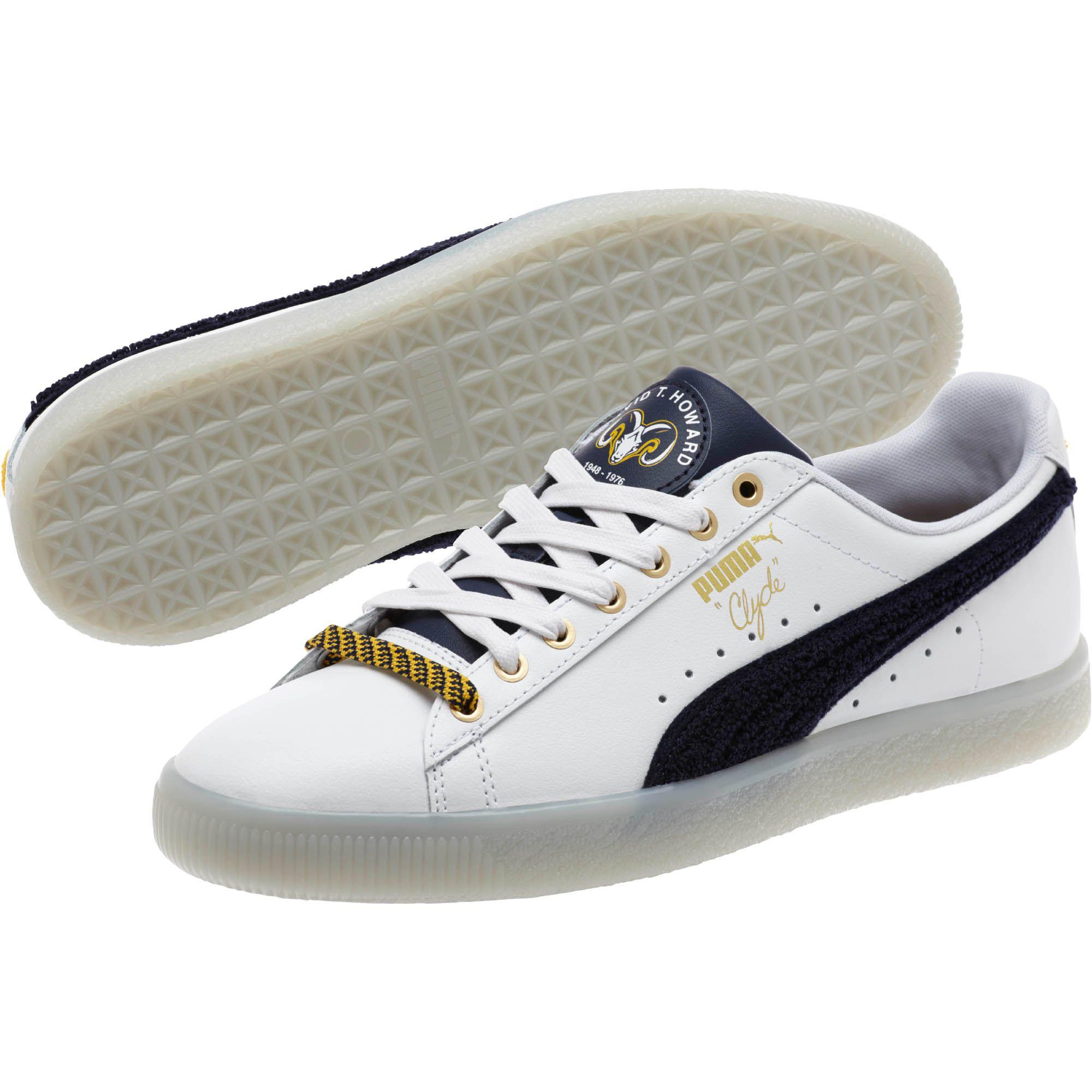 puma clyde leather sneakers