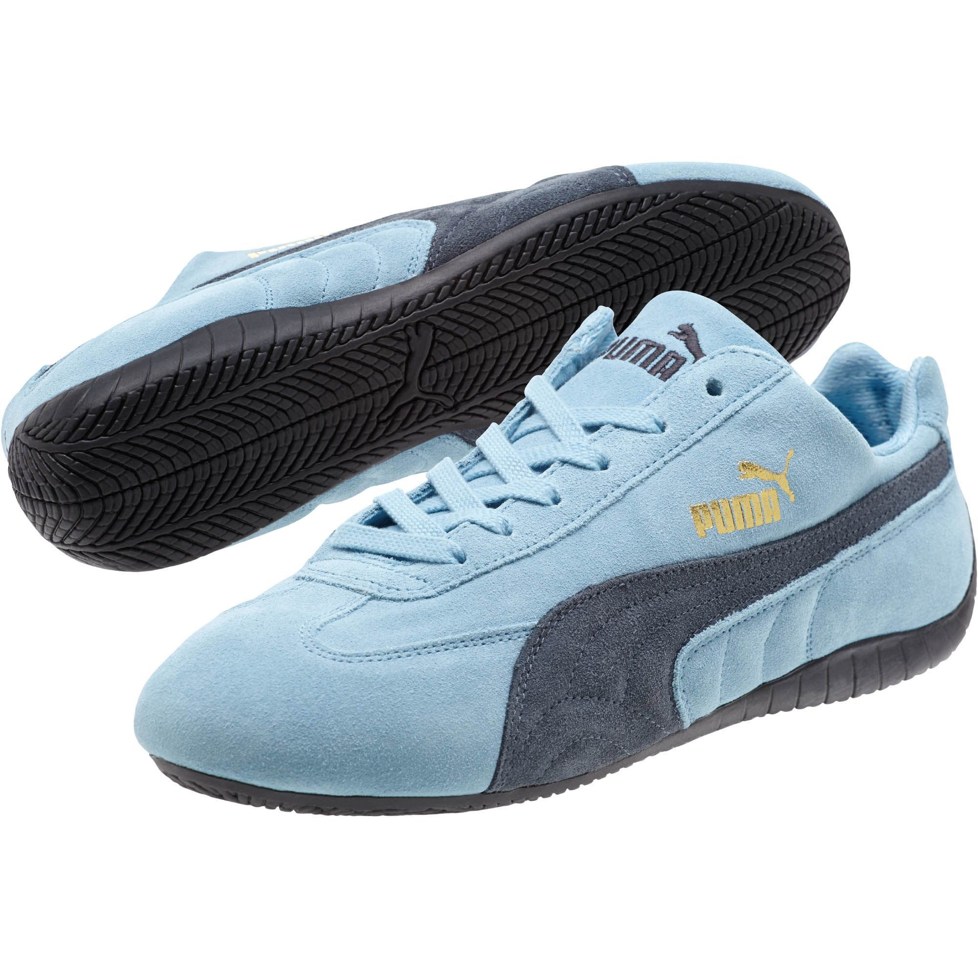 PUMA Suede Speed Cat Shoes in Gray for Men - Lyst