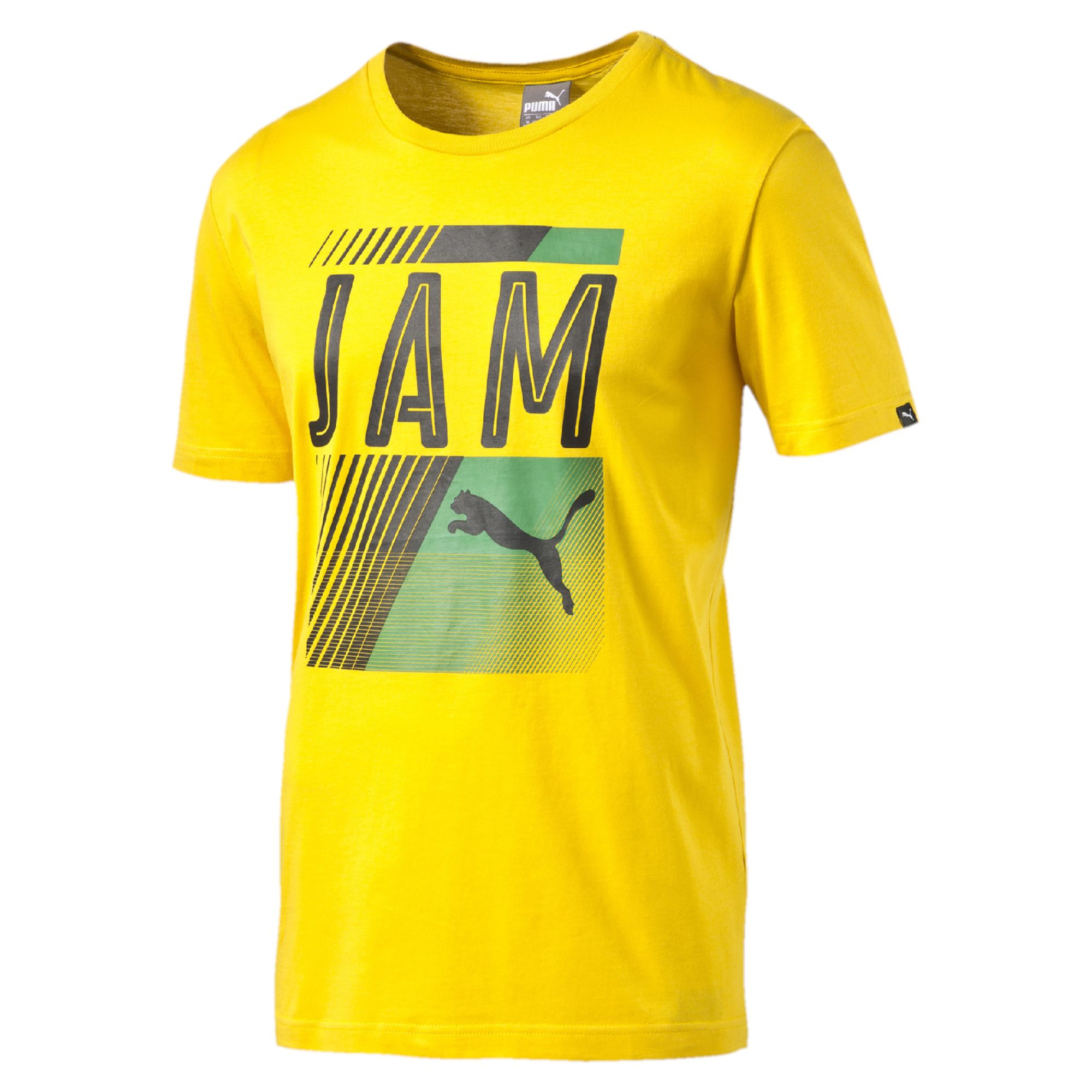 PUMA Jamaica Fan T-shirt in Yellow for Men | Lyst