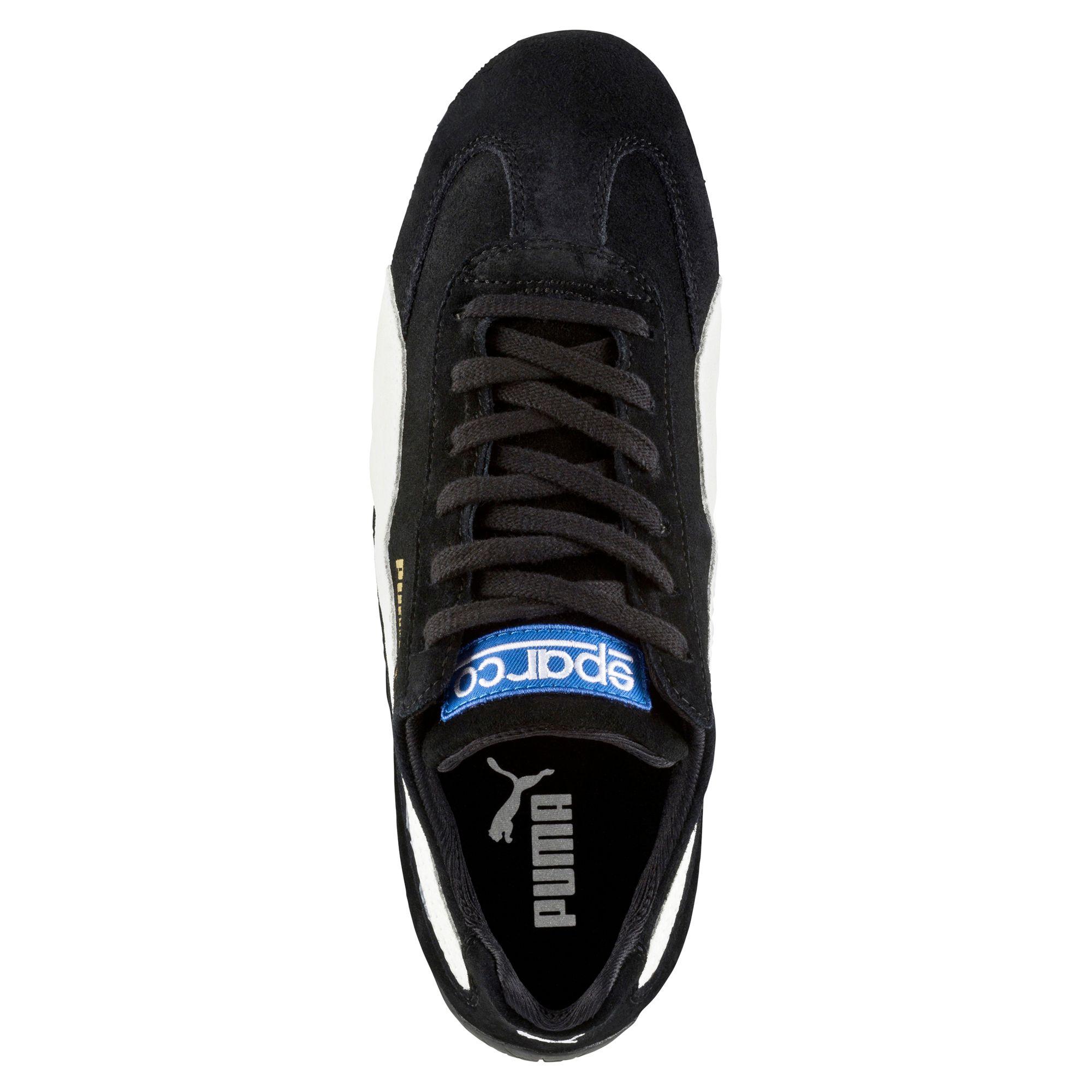 PUMA Suede Speed Cat Sparco Shoes in Black-White (Black) for Men - Lyst