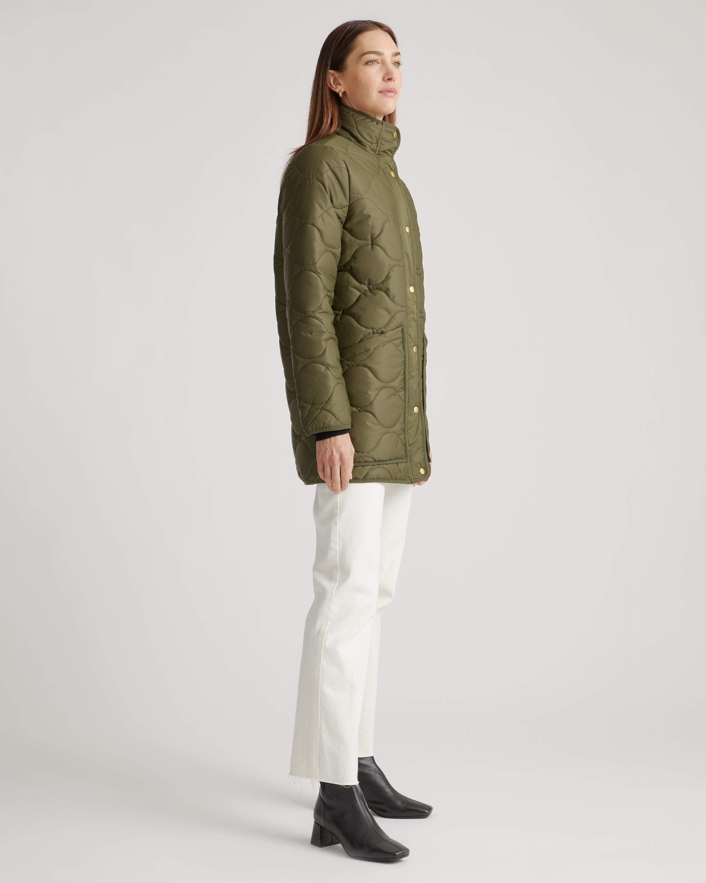 Quince Featherless Quilted Long Puffer Jacket