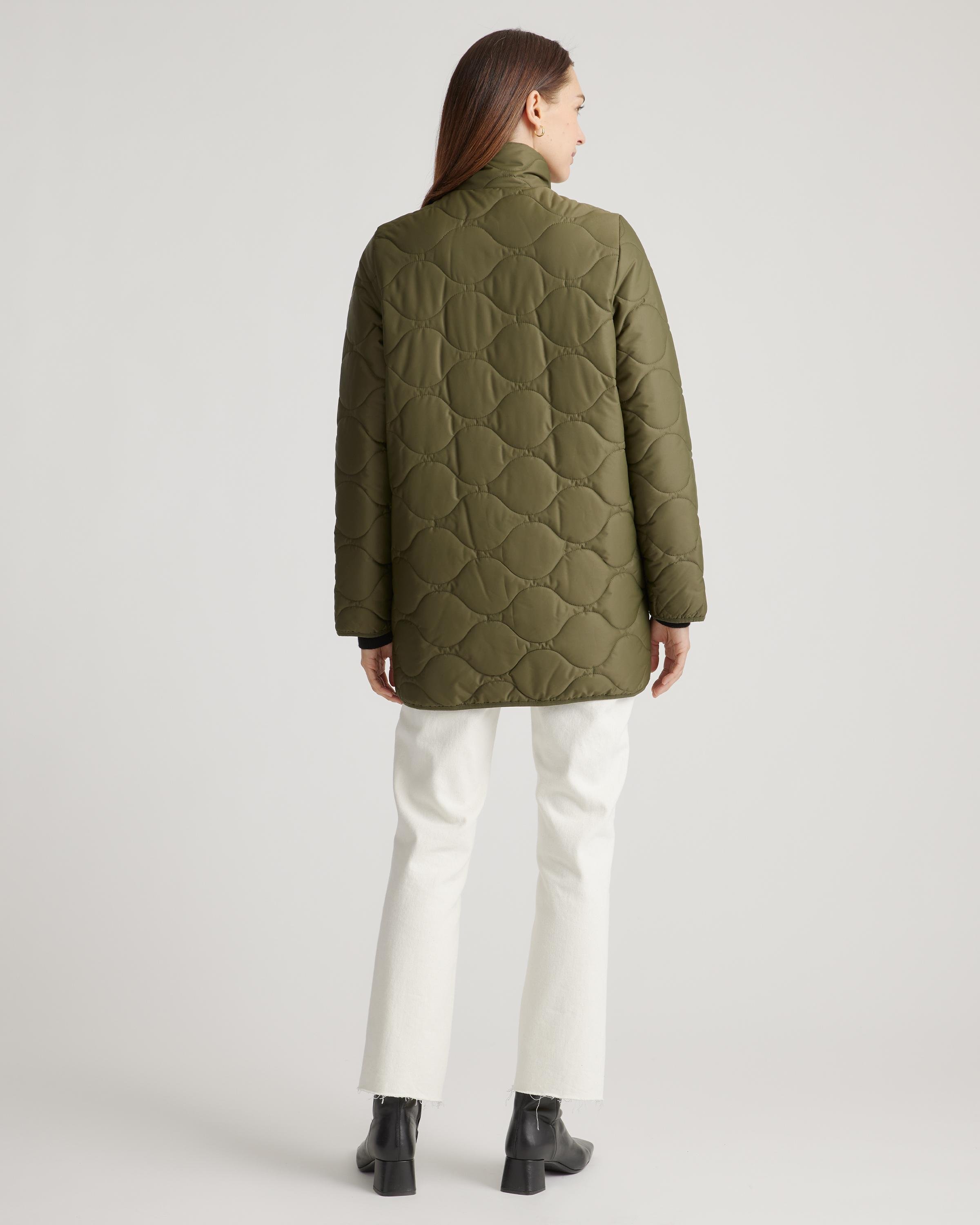 Quince Featherless Quilted Long Puffer Jacket