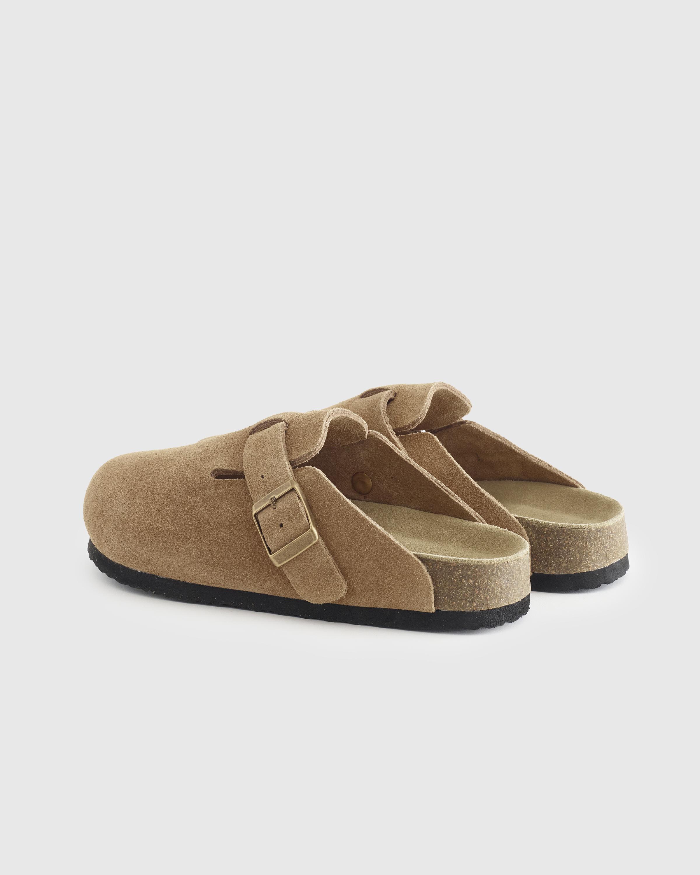 Quince Water Resistant Suede Clog Mule in White | Lyst