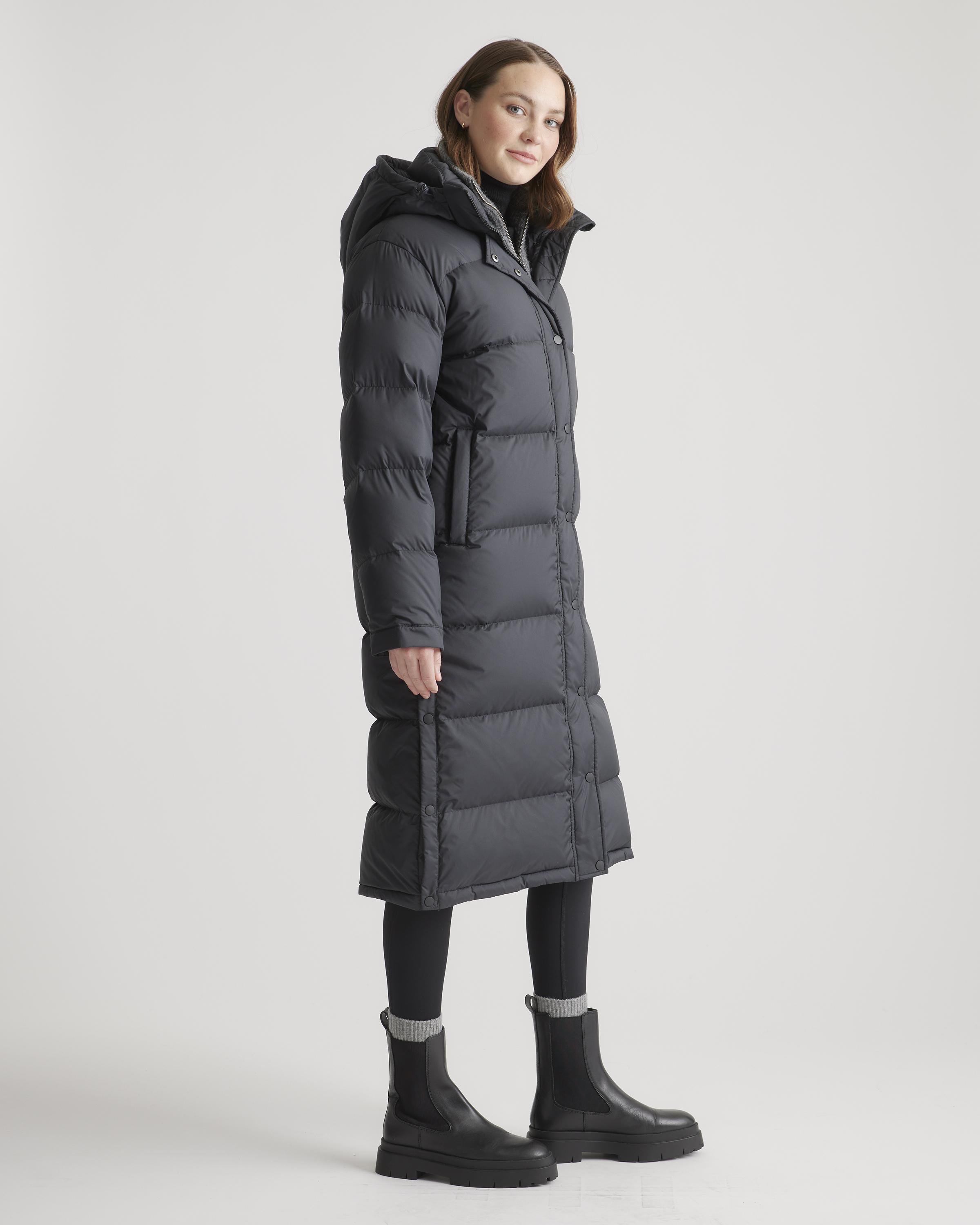 Quince Lightweight Down Long Puffer Jacket