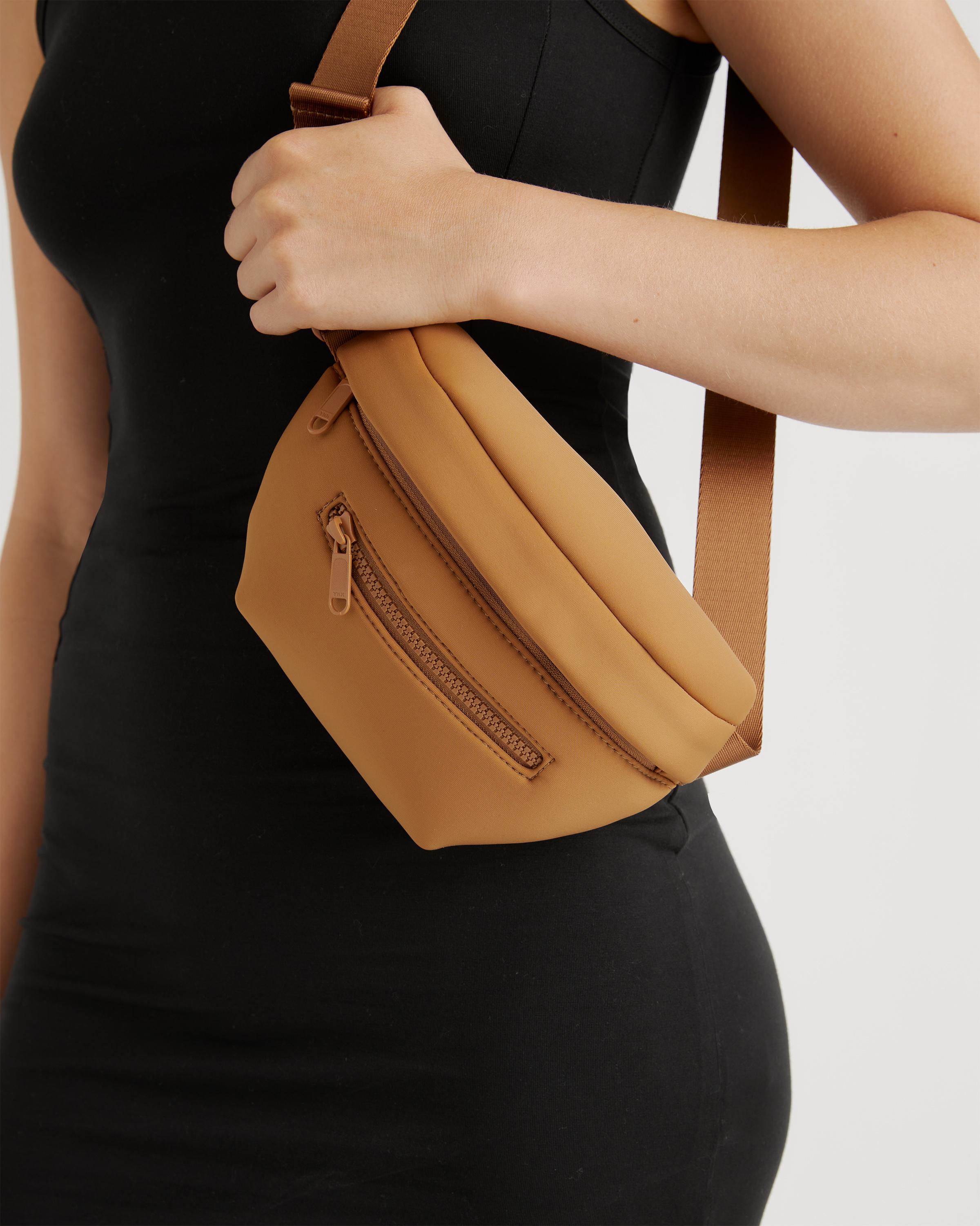Women's All-Day Neoprene Belt Bag in Mocha by Quince