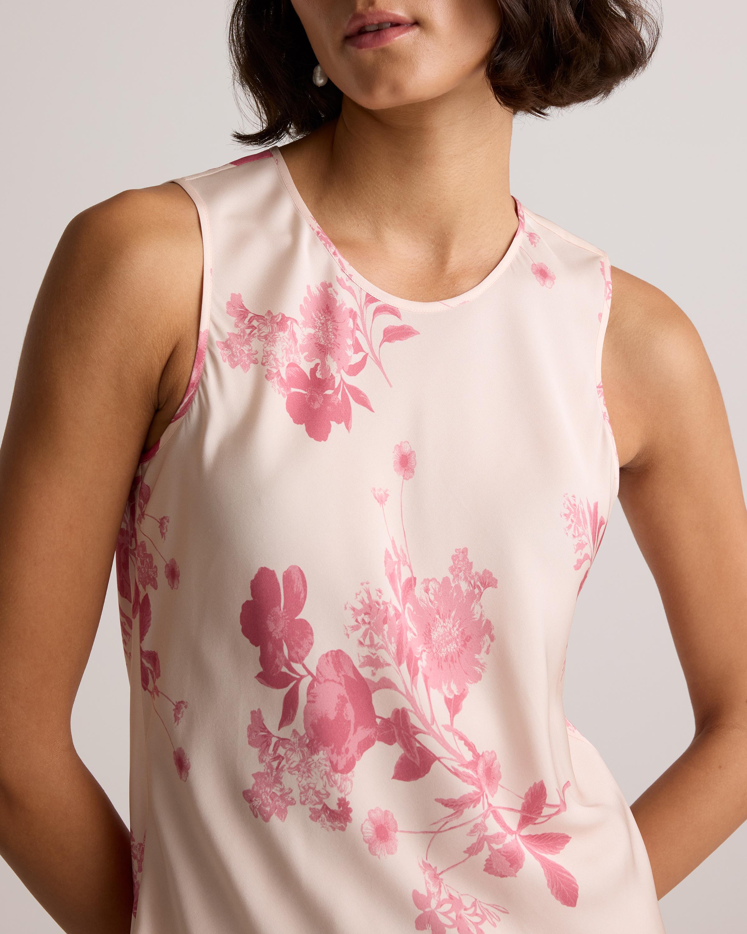 yellow midi dress with slit Yellow Yarn Tale – Cotton Midi Dress with Animal Motifs