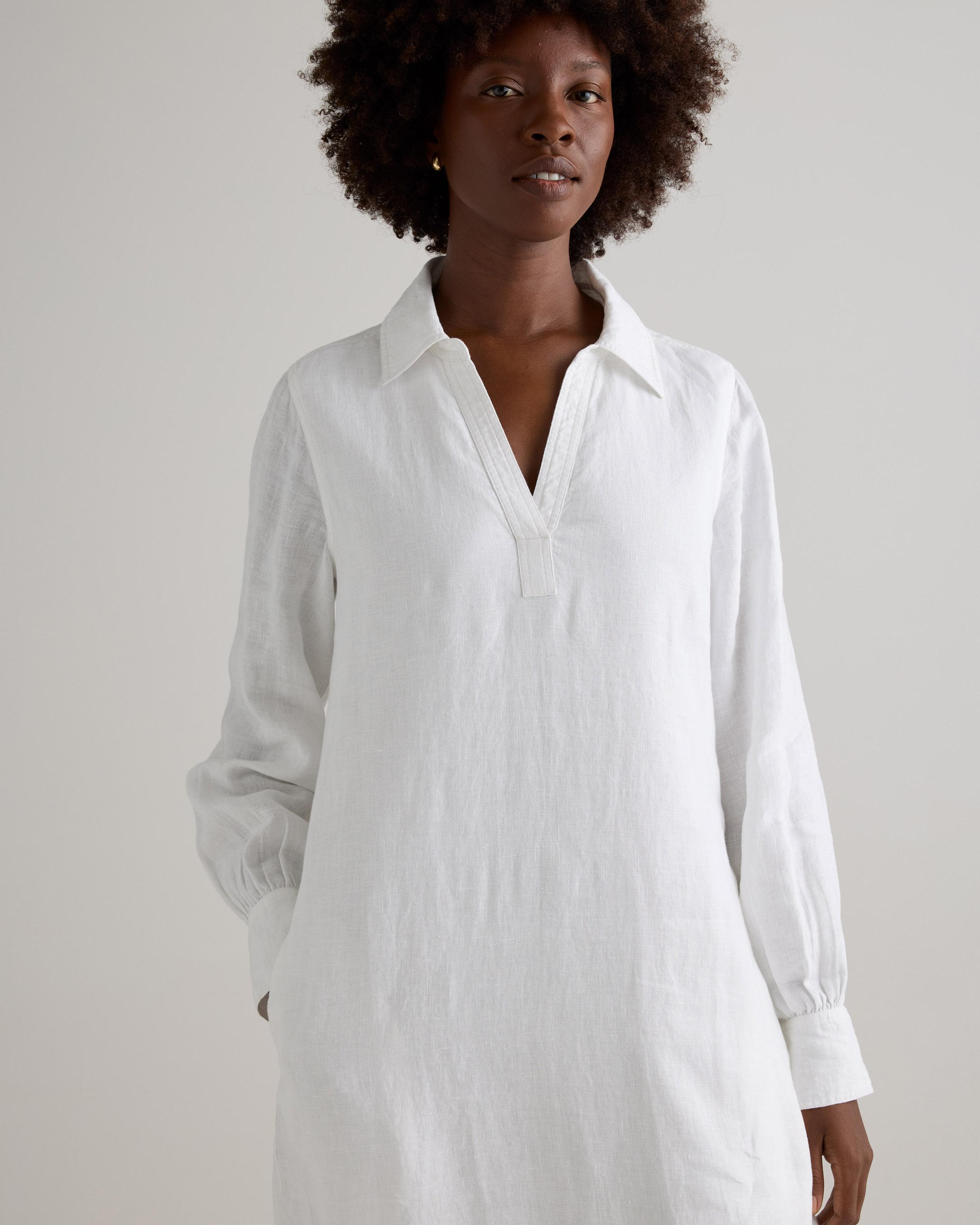 linen popover maxi dress Everlane Popover Dress, Linen, Black, Size Small