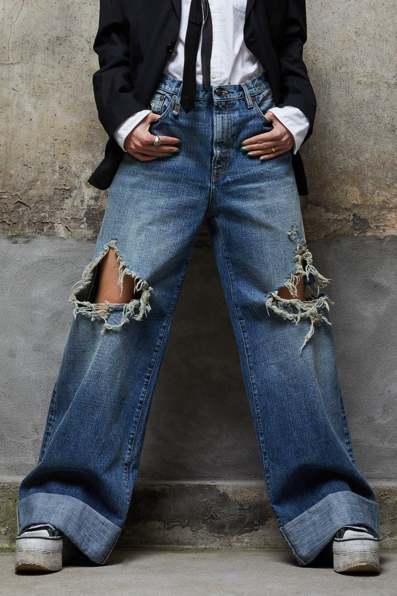RATT Cotton Lisa BAGGY Jean in Blue | Lyst UK