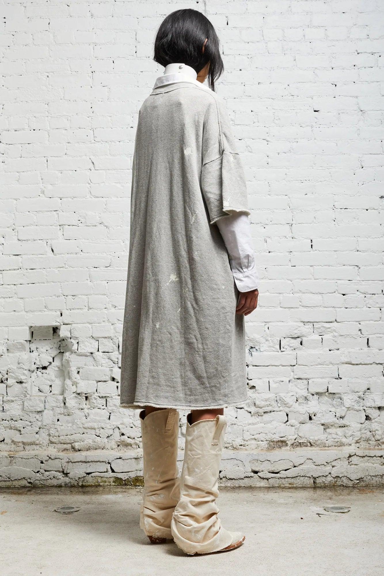 RATT Grunge Tshirt Dress in Gray | Lyst