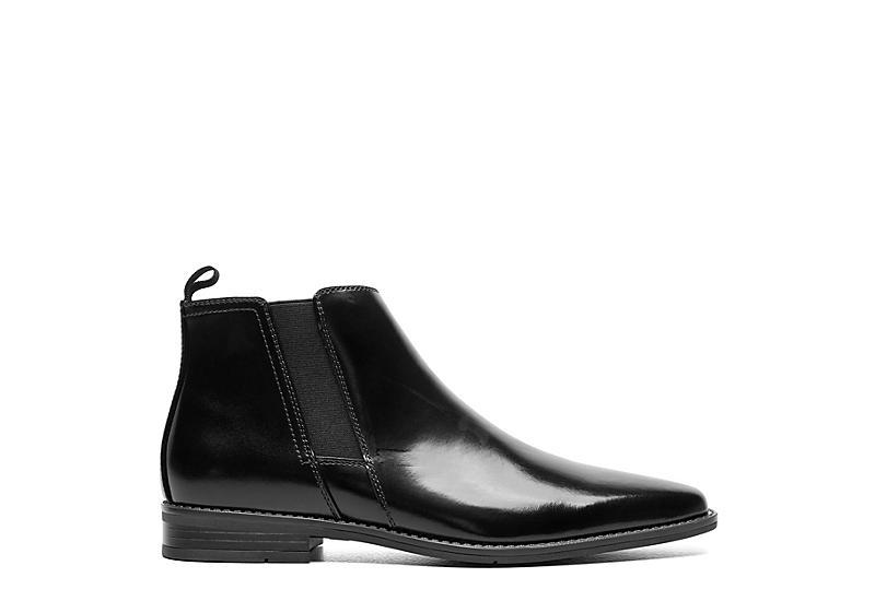 Stacy Adams Men's Kayden Plain Toe Chelsea Boots Brown Size 10.5 M