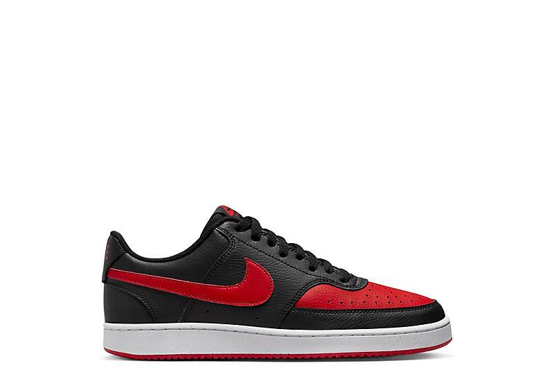 mens nike court vision low black